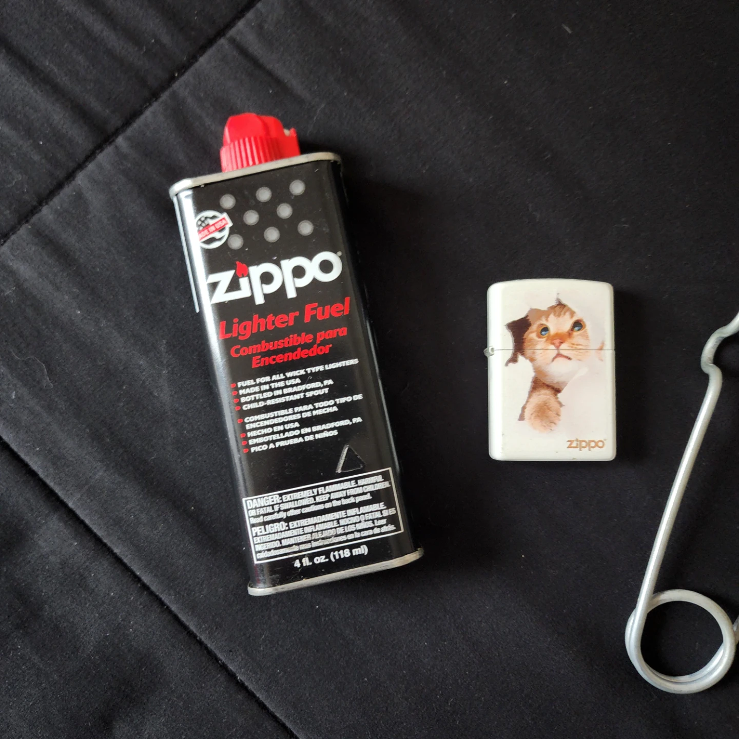Zippo Lighter Fluid and Collectible Cat Lighter - photo 4