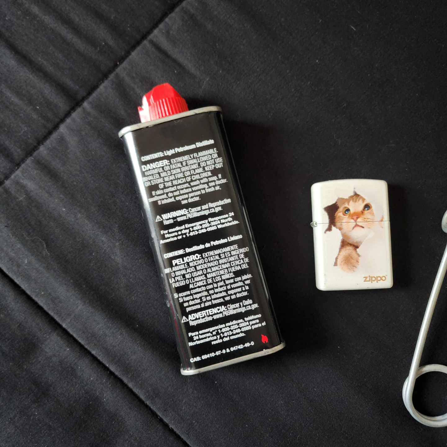Zippo Lighter Fluid and Collectible Cat Lighter - photo 5