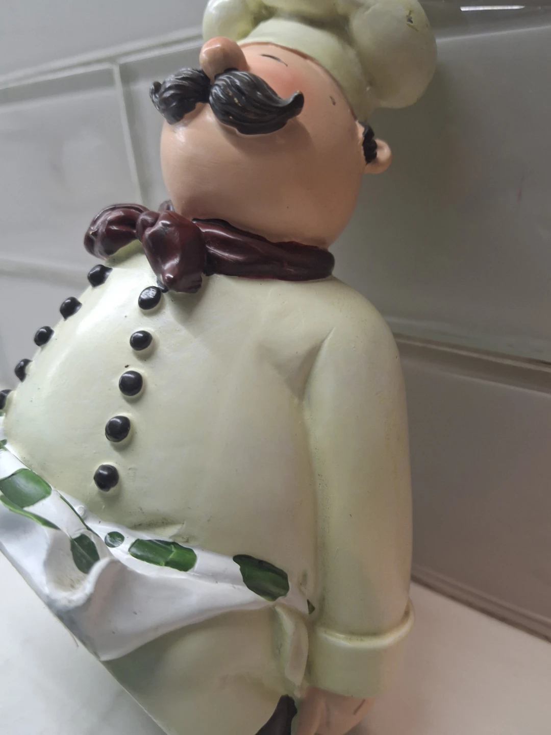 Chef Figurine Wine Bottle Holder - photo 4