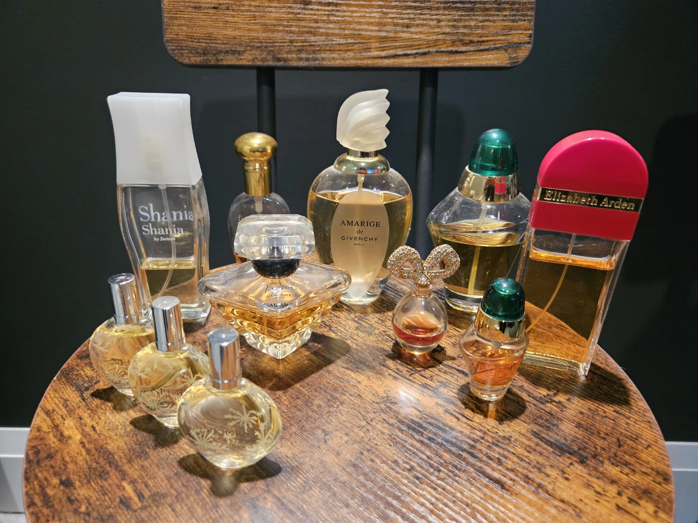 Vintage Perfume Lot - Givenchy Amarige, Lancome Tresor & More