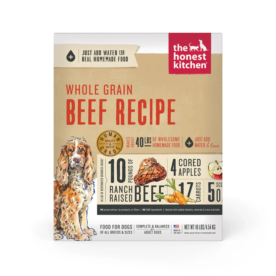 $95 The Honest Kitchen Whole Grain Beef Recipe Dog Food