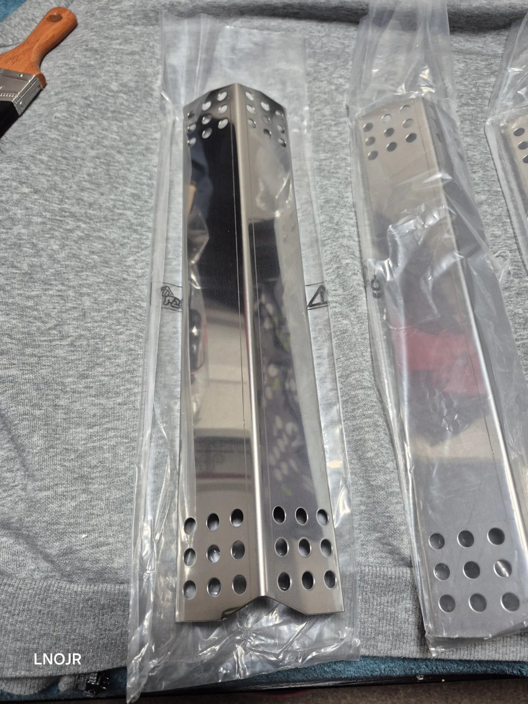 4-Pack Stainless Steel BBQ Heat Shields for Nexgrill - photo 4