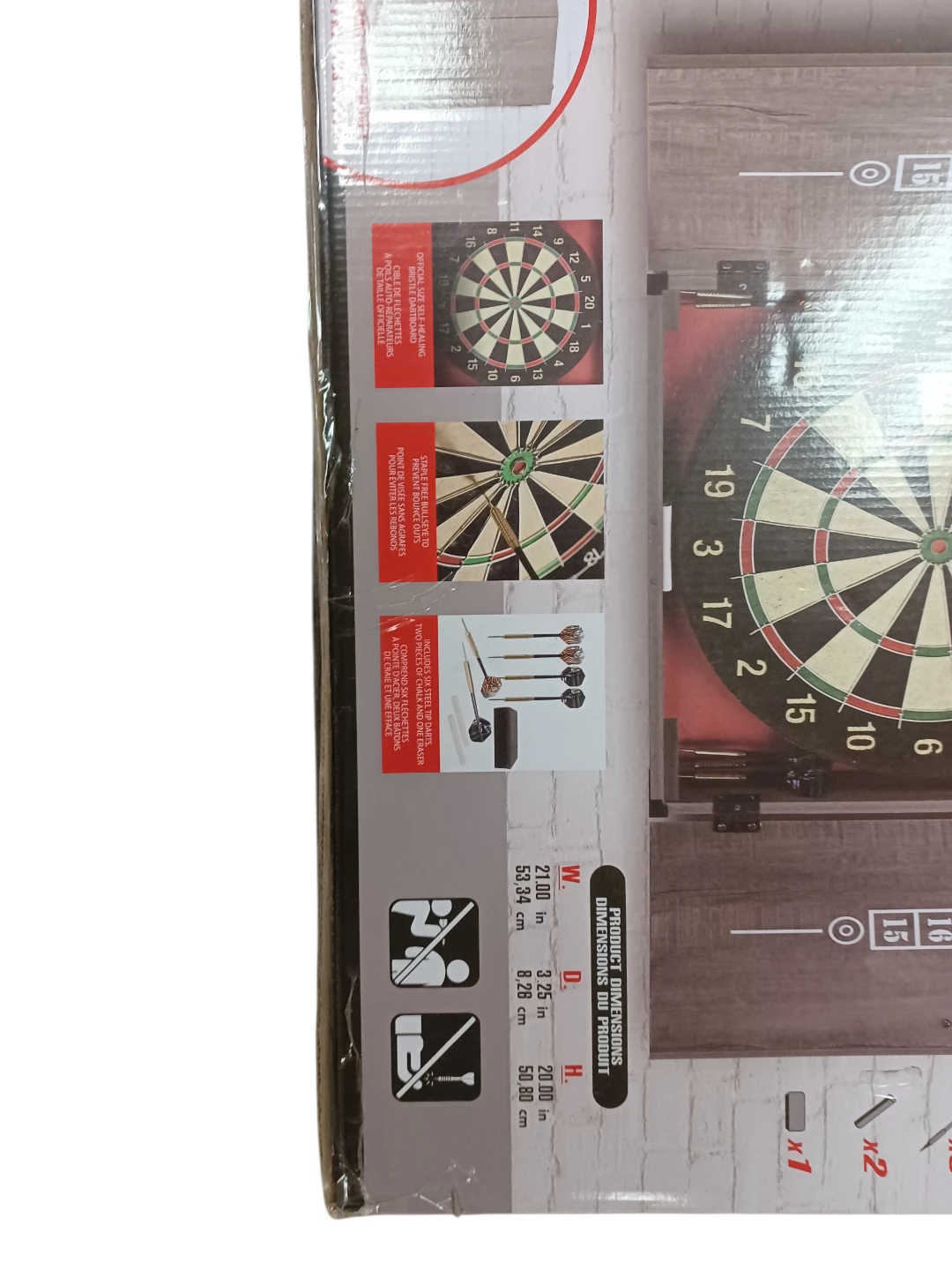 MD Sports Bristle Dartboard Cabinet Set - photo 3