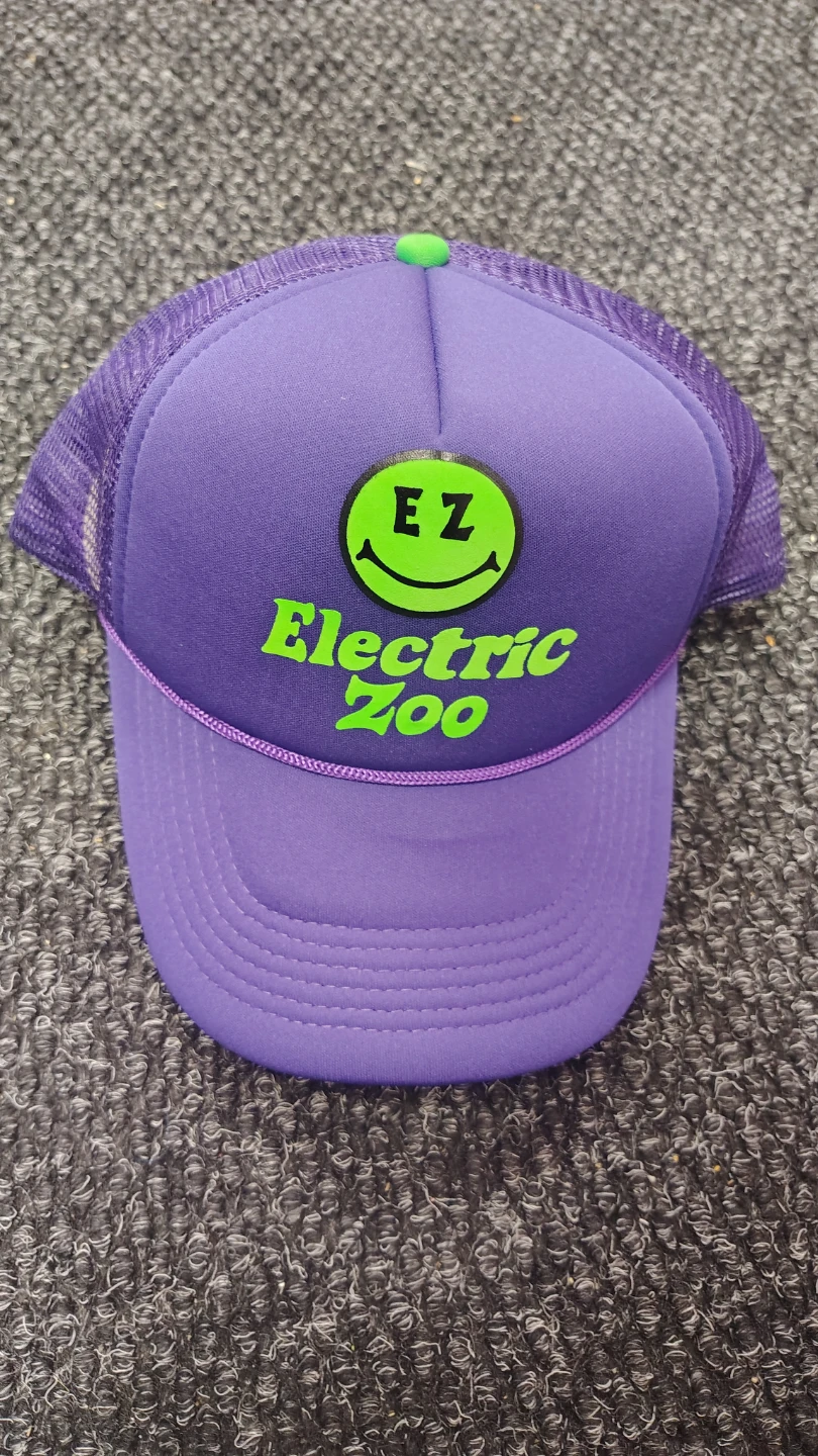Electric Zoo Purple Mesh Trucker Hat