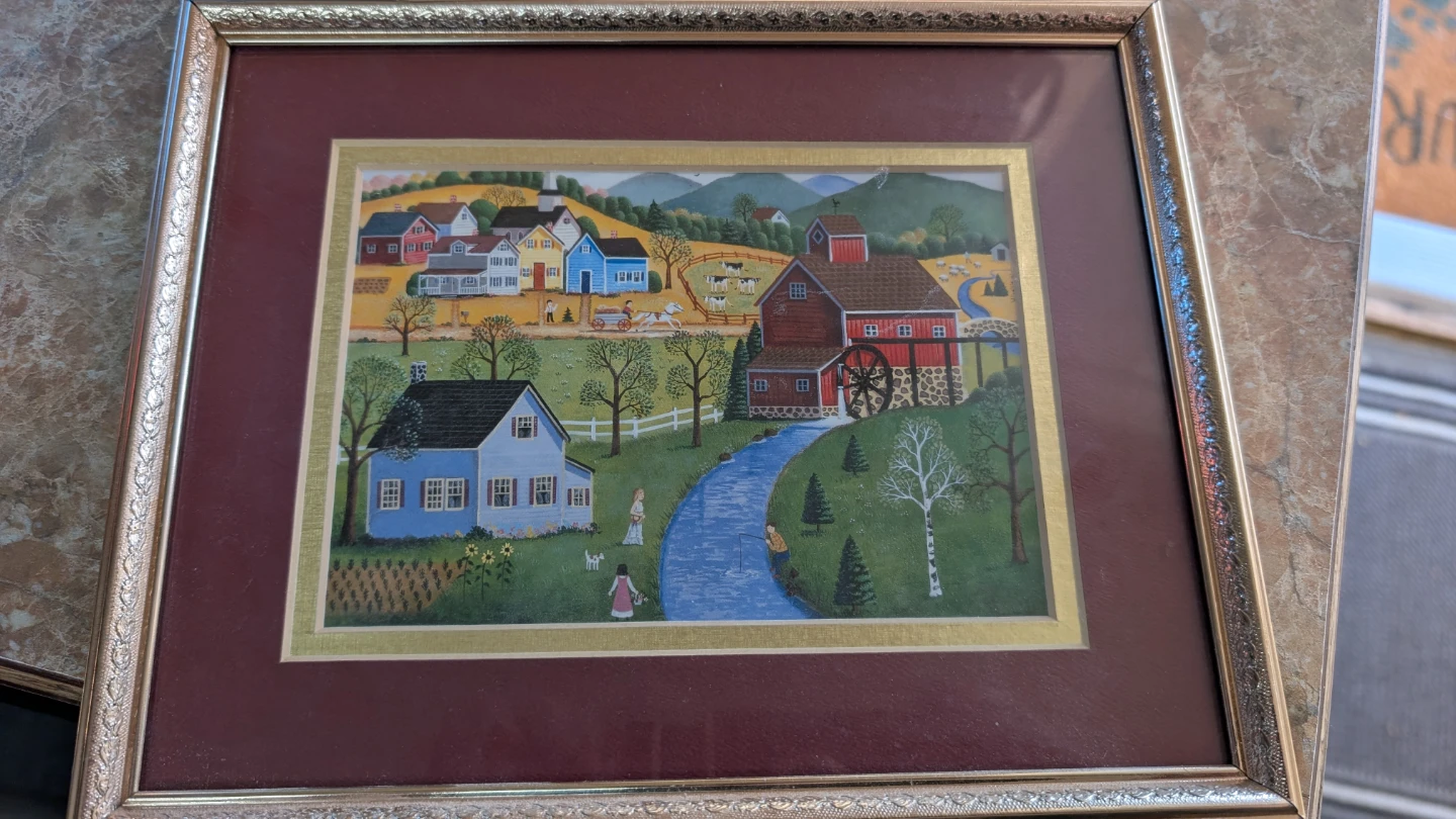 Steven Klein Framed Folk Art Print