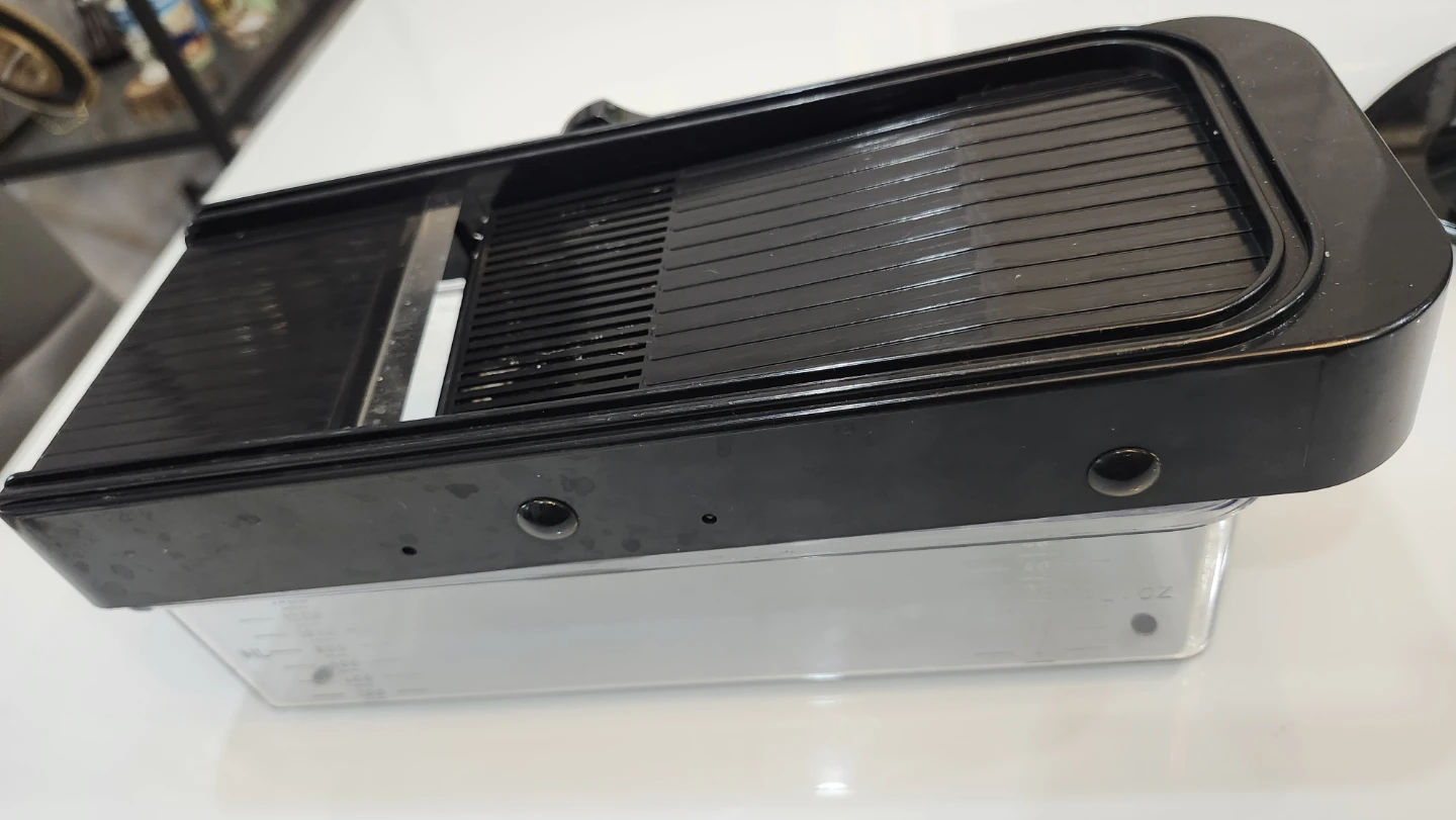 Black Vegetable Slicer Mandoline with Container - photo 4