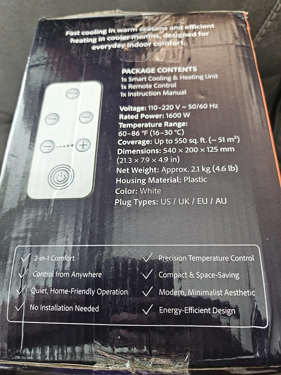 Instant Warmth Smart Cooling & Heating Unit - photo 4