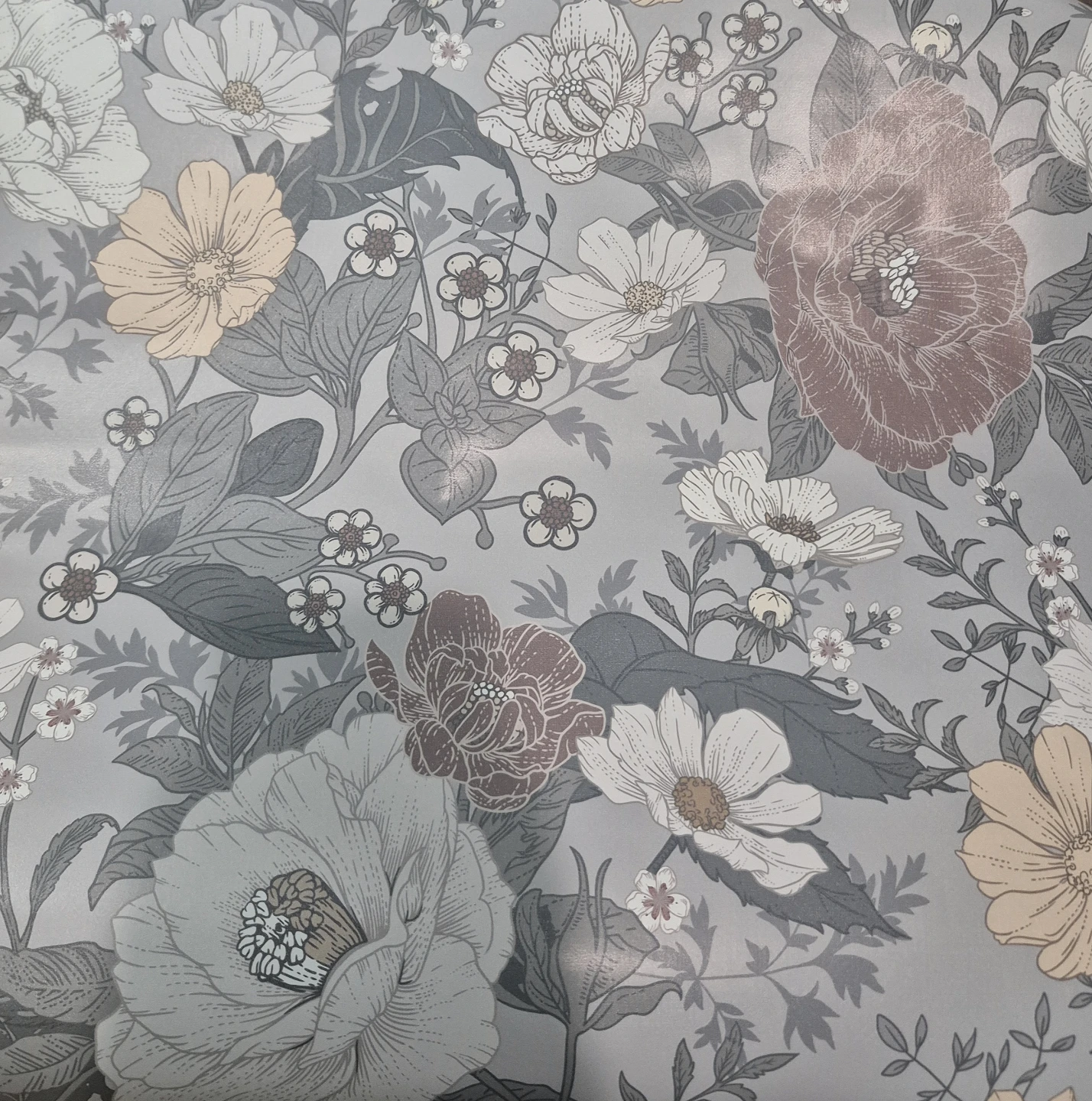 Vintage Floral Peel & Stick Wallpaper 17.7"×117"