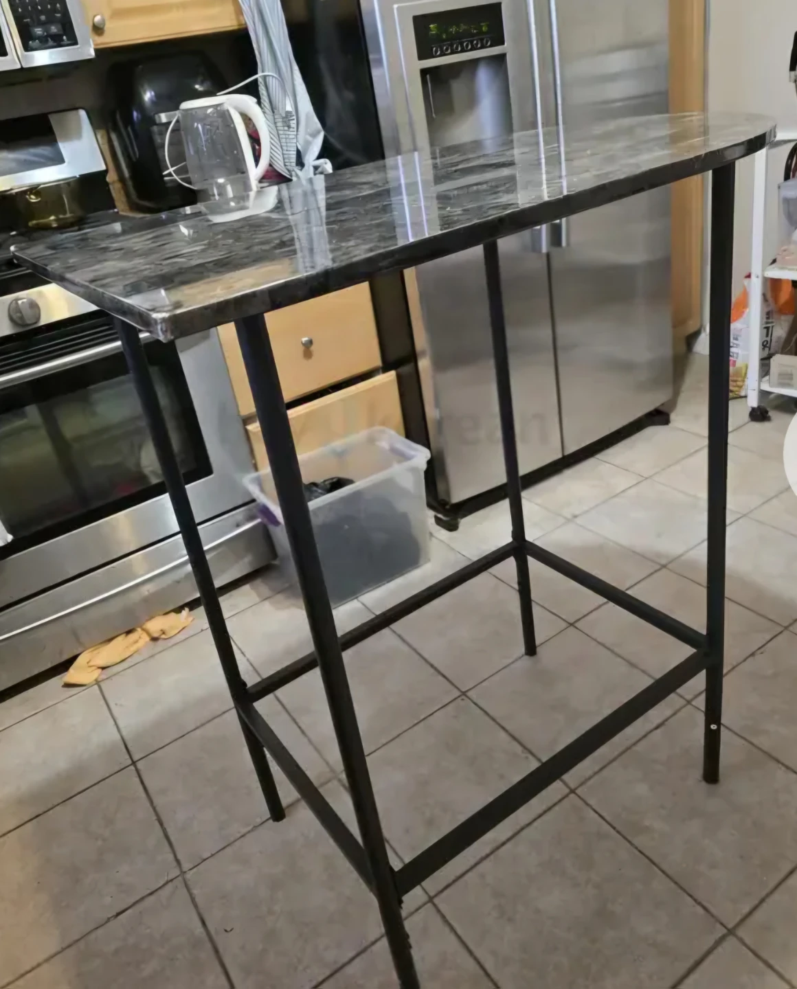 Marble Top Bar Table - photo 3