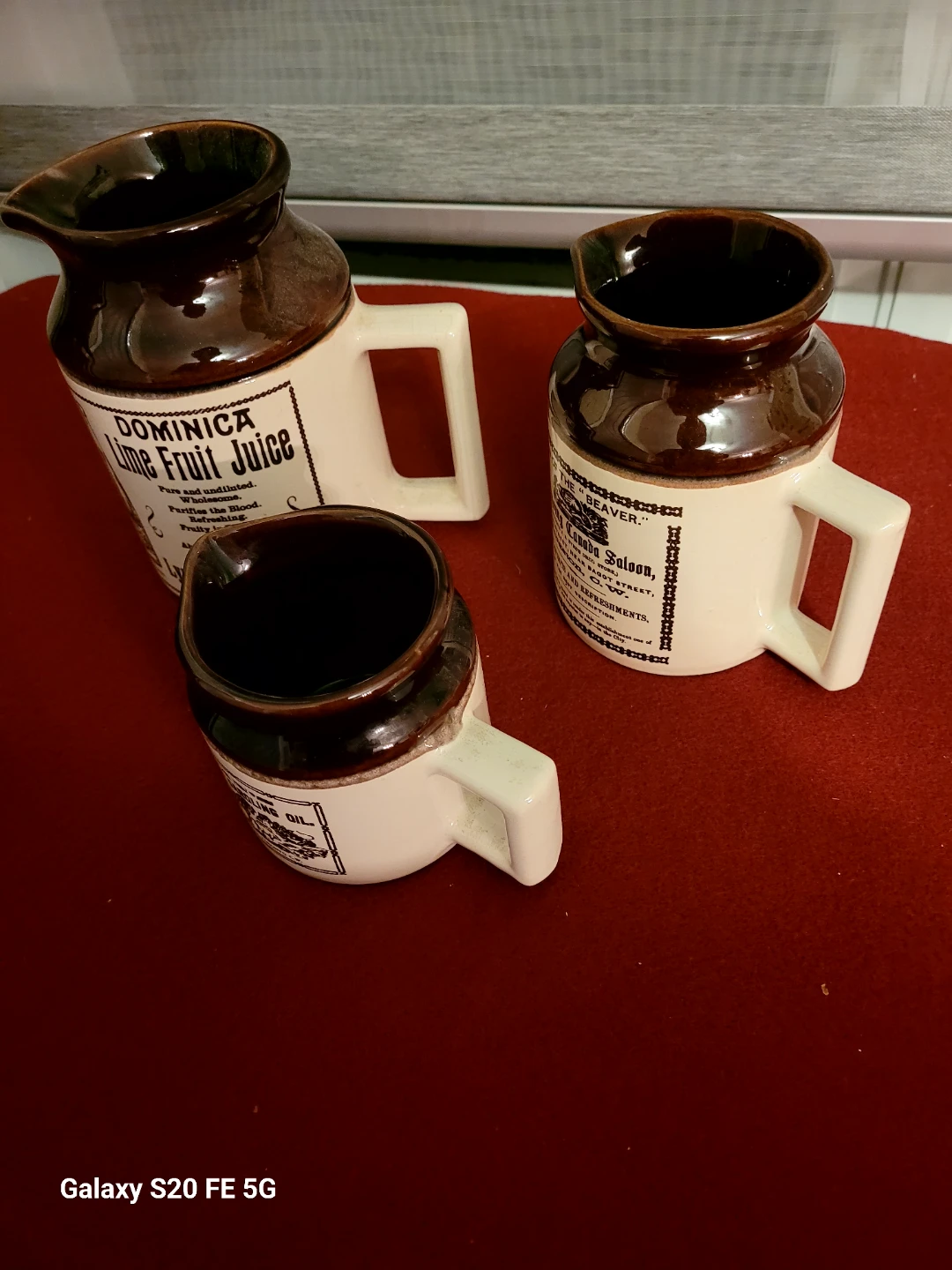 Vintage Lyman, Sons & Co. Pitcher - Dominica Lime Fruit Juice