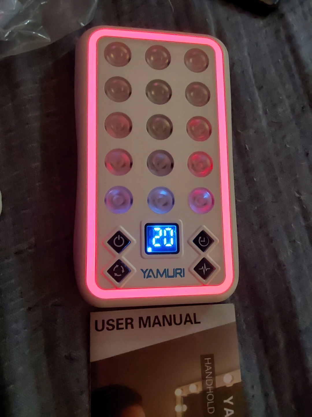 Handheld LED Red Light Therapy Device for Skincare - photo 5