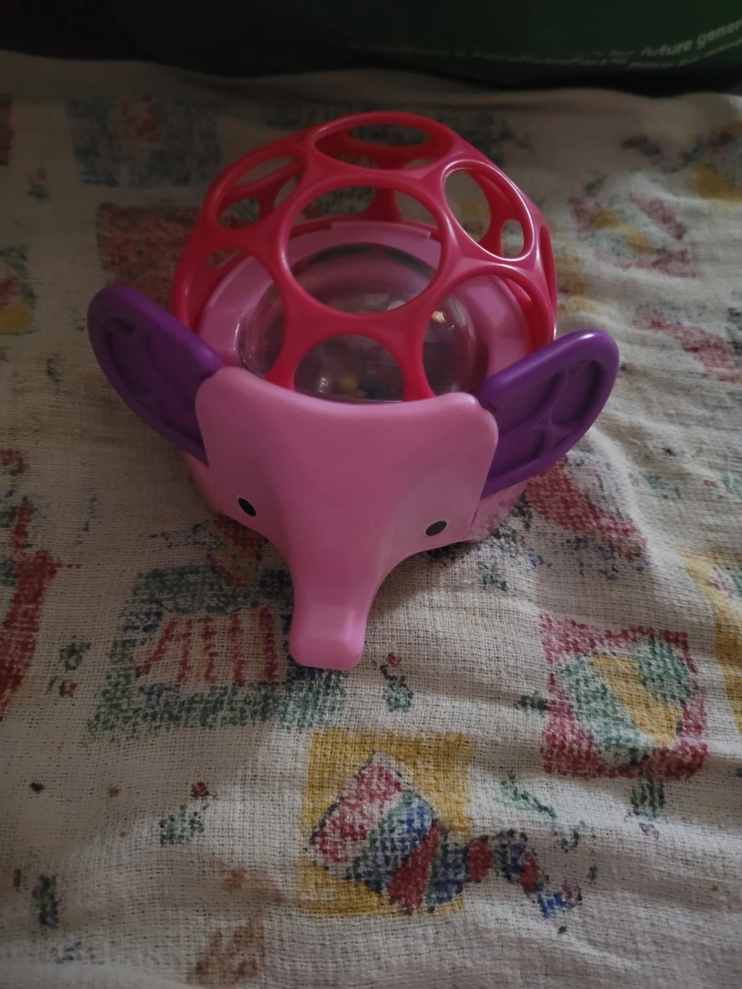 Pink Elephant Oball Rattler