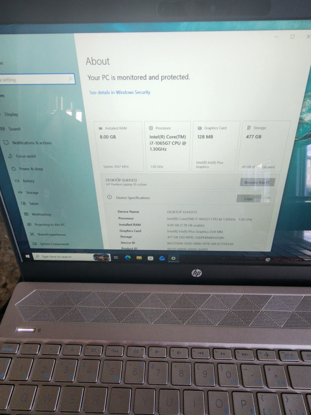 HP Pavilion Laptop 15-eg5172 - photo 3