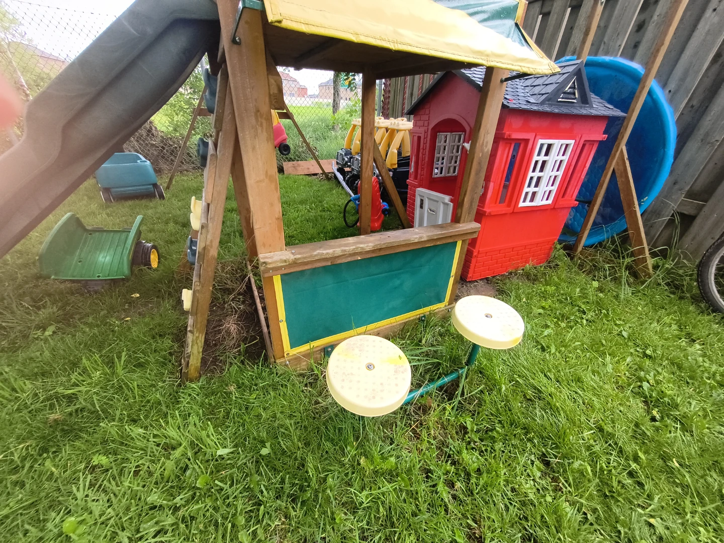 Little Tikes Wooden Playset with Slide and Swings - photo 2