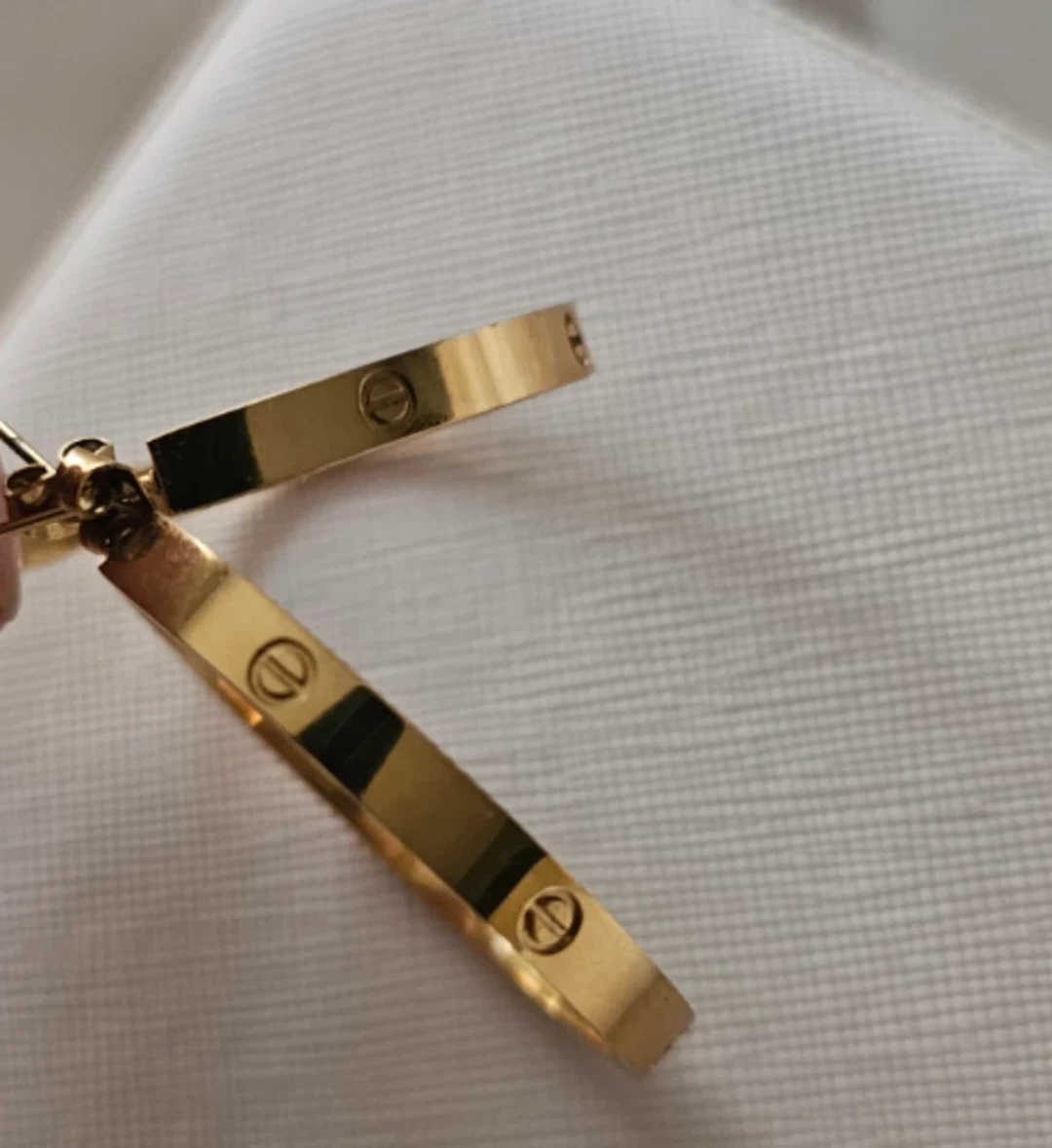 Cartier Love Hoop Earrings
