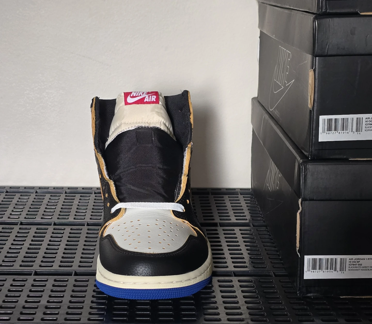Union x Fragment x Air Jordan 1 Varsity Red/Sport Royal - photo 2