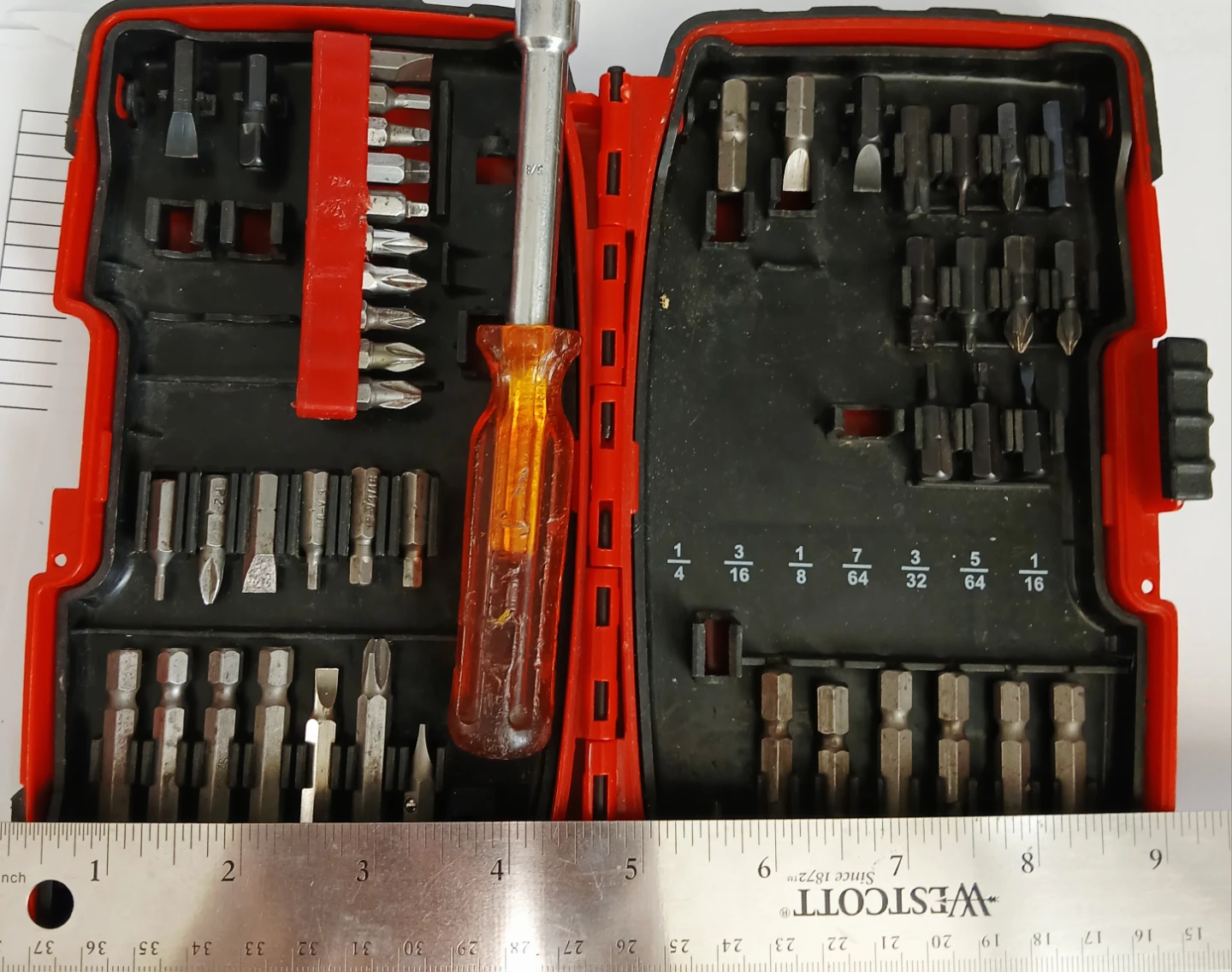 Milwaukee Screwdriver Bit Set with Case - photo 4