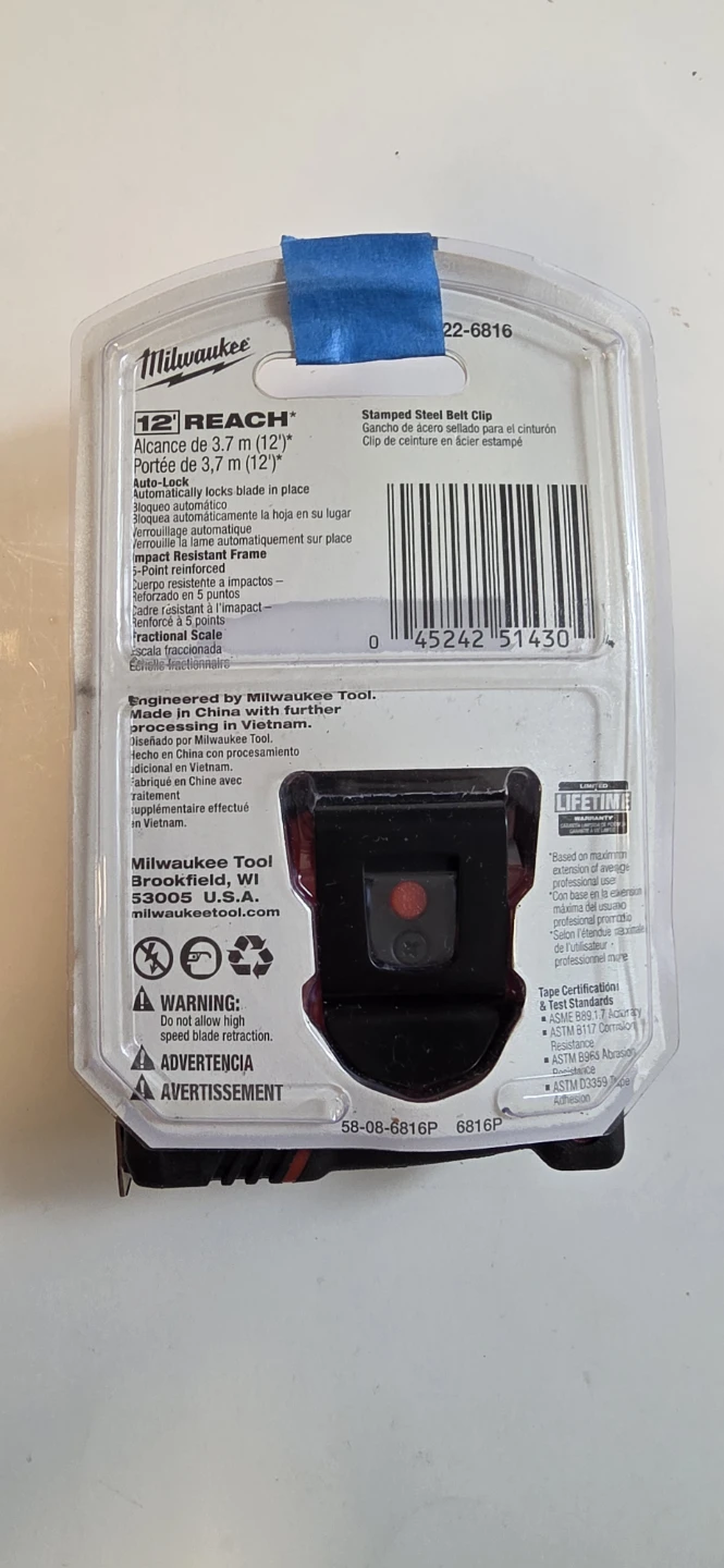 Milwaukee AUTO-LOCK Tape Measure 16 FT - photo 2