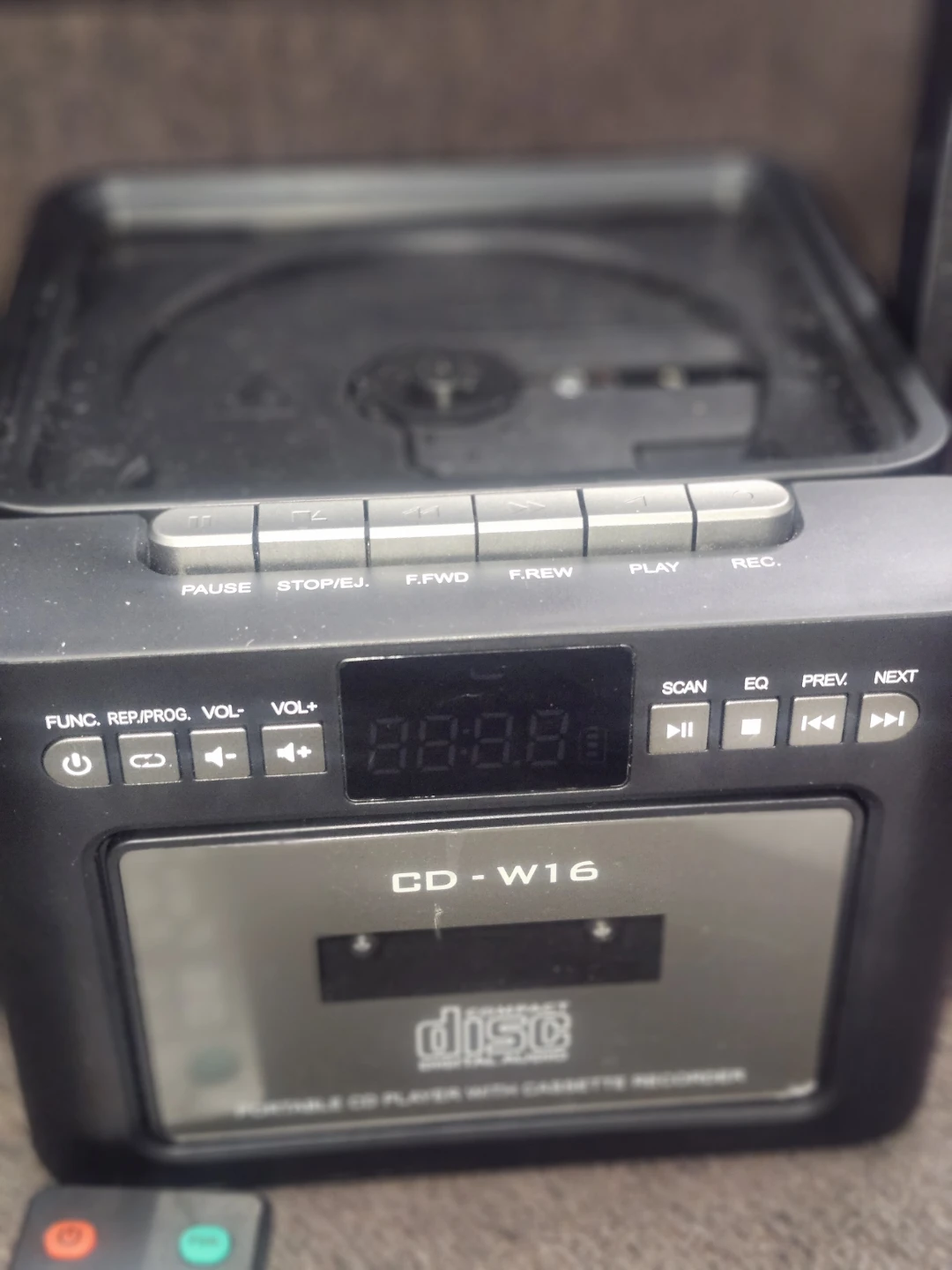 Portable CD Player with Cassette Recorder - photo 2