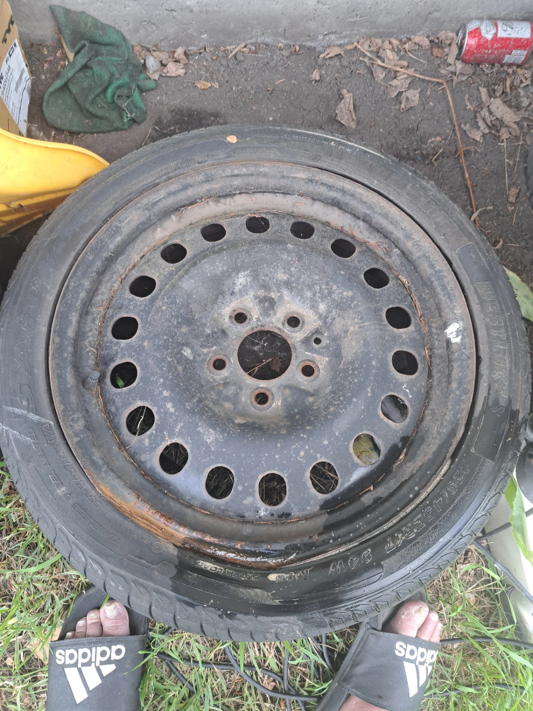 Set of 4 Used Tires with Rims