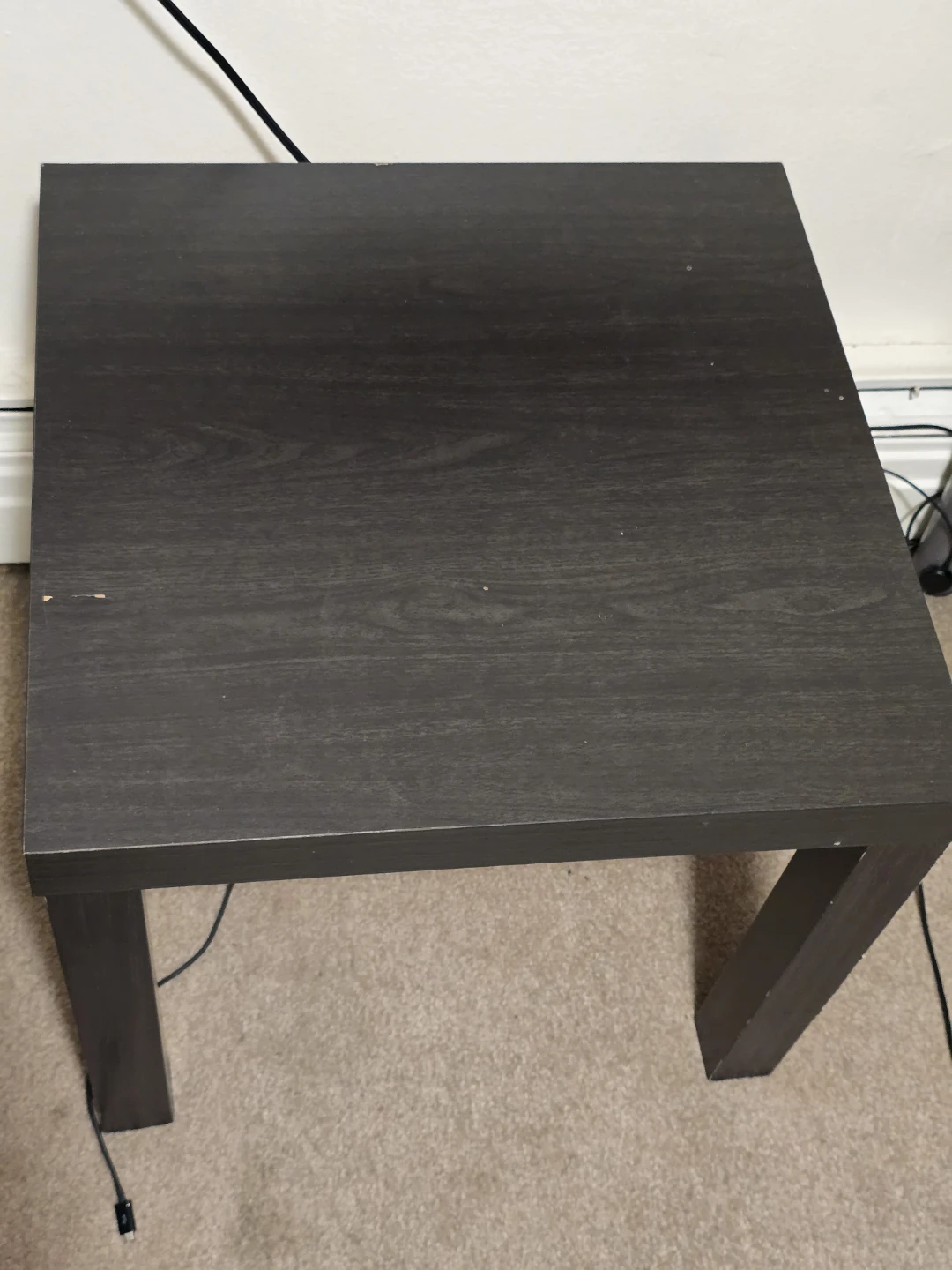 Dark Wood Side Table