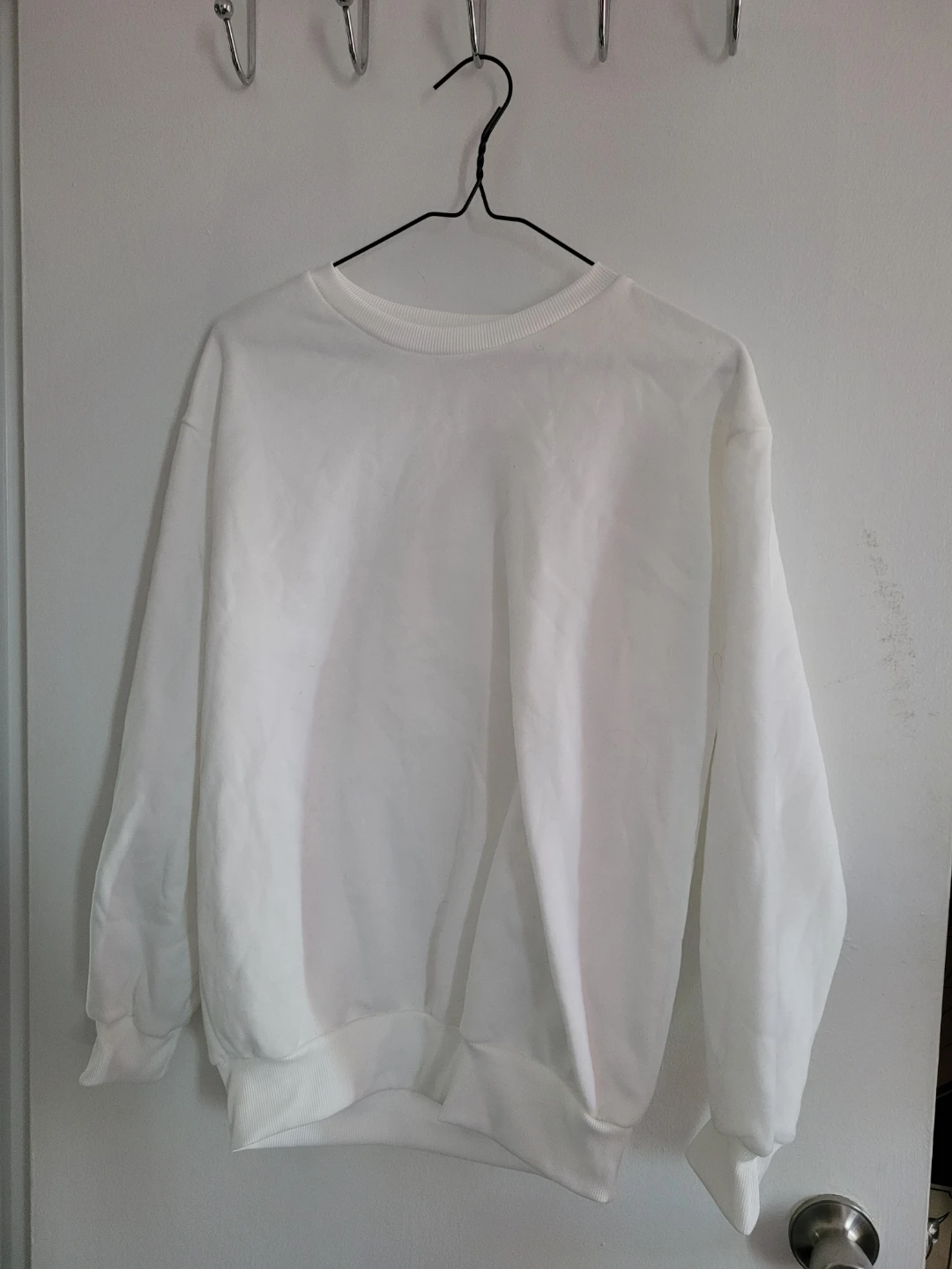 White Crewneck Sweatshirt