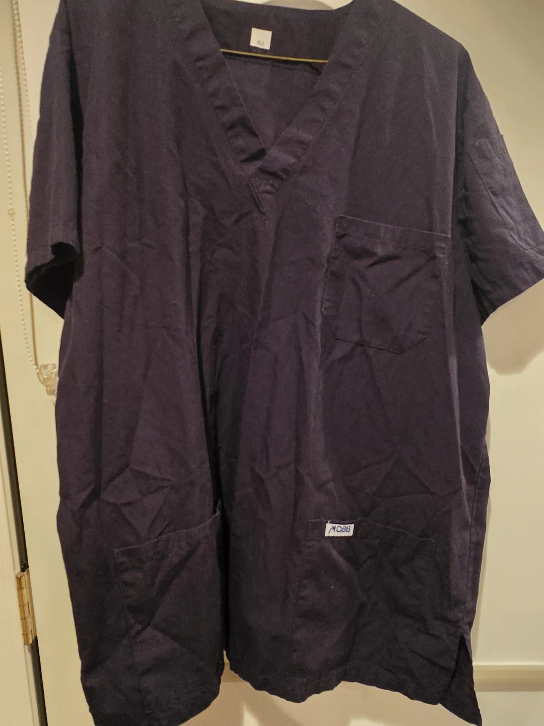 Mobb Navy Blue Scrub Top - Size L