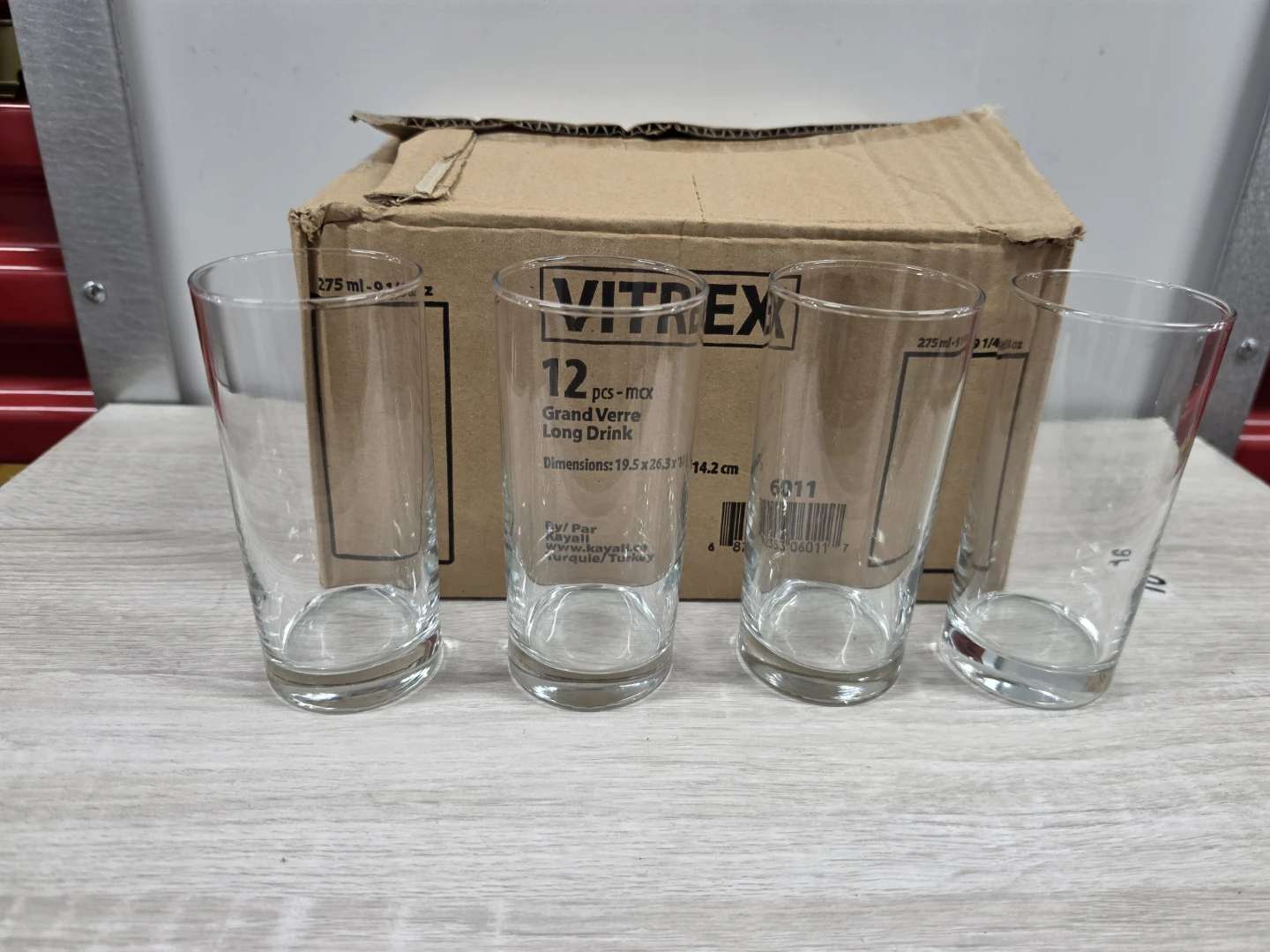 Vitrex Grand Verre Long Drink Glasses - Set of 12 - photo 2