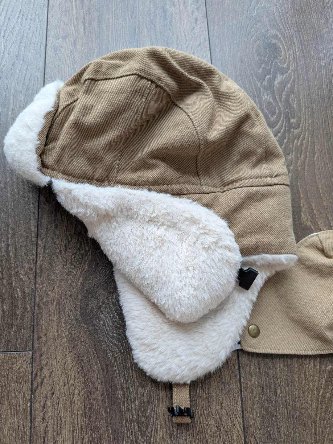 Brown Trapper Hat with Matching Face Mask - photo 3