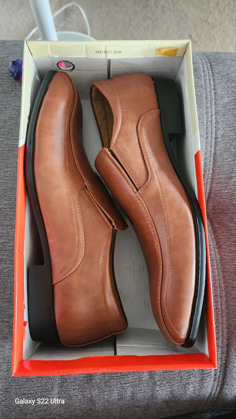 Lepascha Men's Brown Loafer Dress Shoes Size 14 - photo 3
