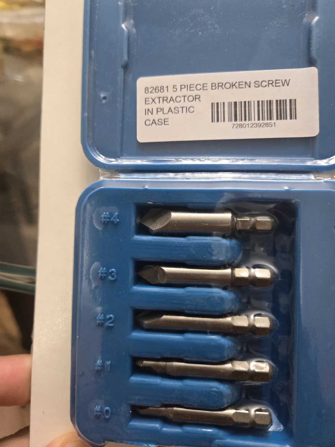5 Piece Broken Screw Extractor Set