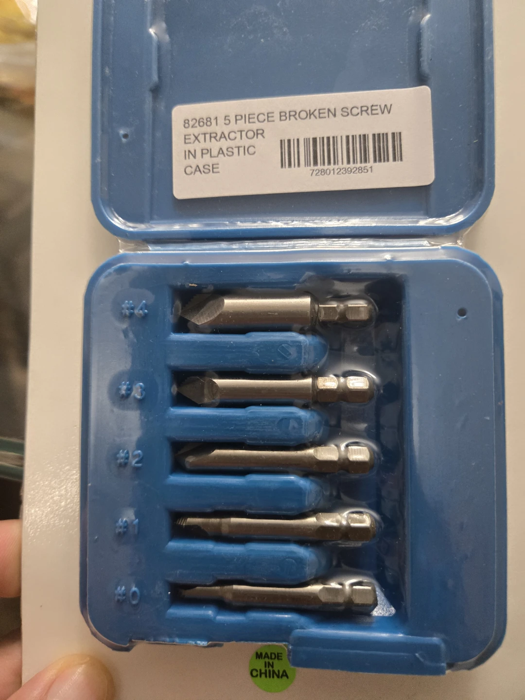 5 Piece Broken Screw Extractor Set - photo 3