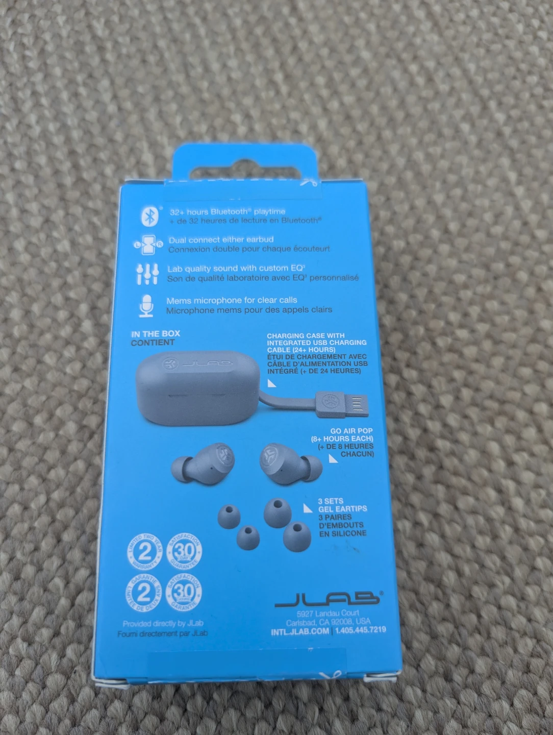 JLab Go Air POP True Wireless Earbuds - Slate