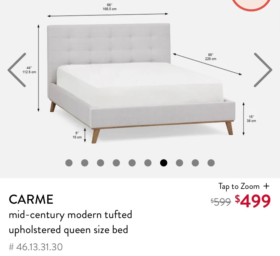 Queen size bed + mattress