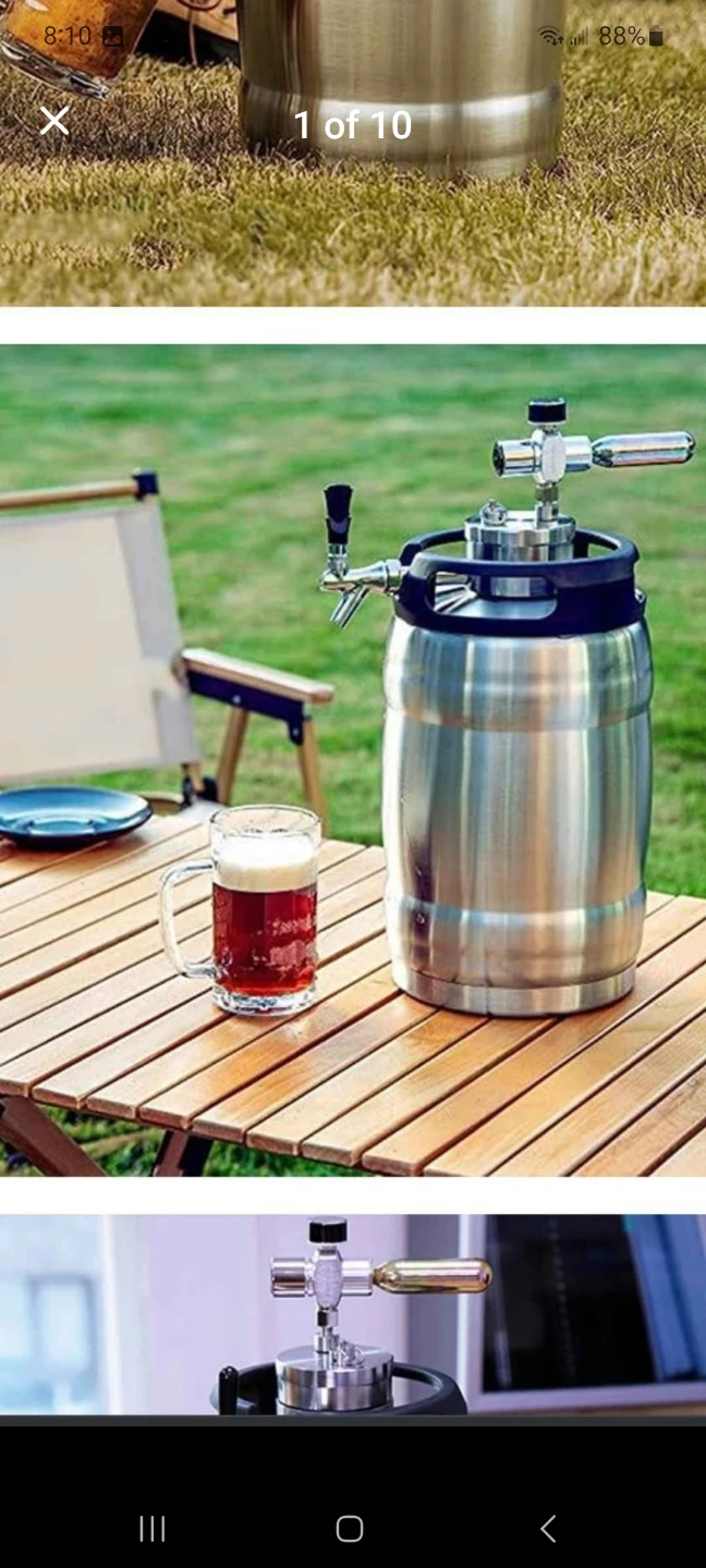 Party Kegger Stainless Steel Beer Dispenser