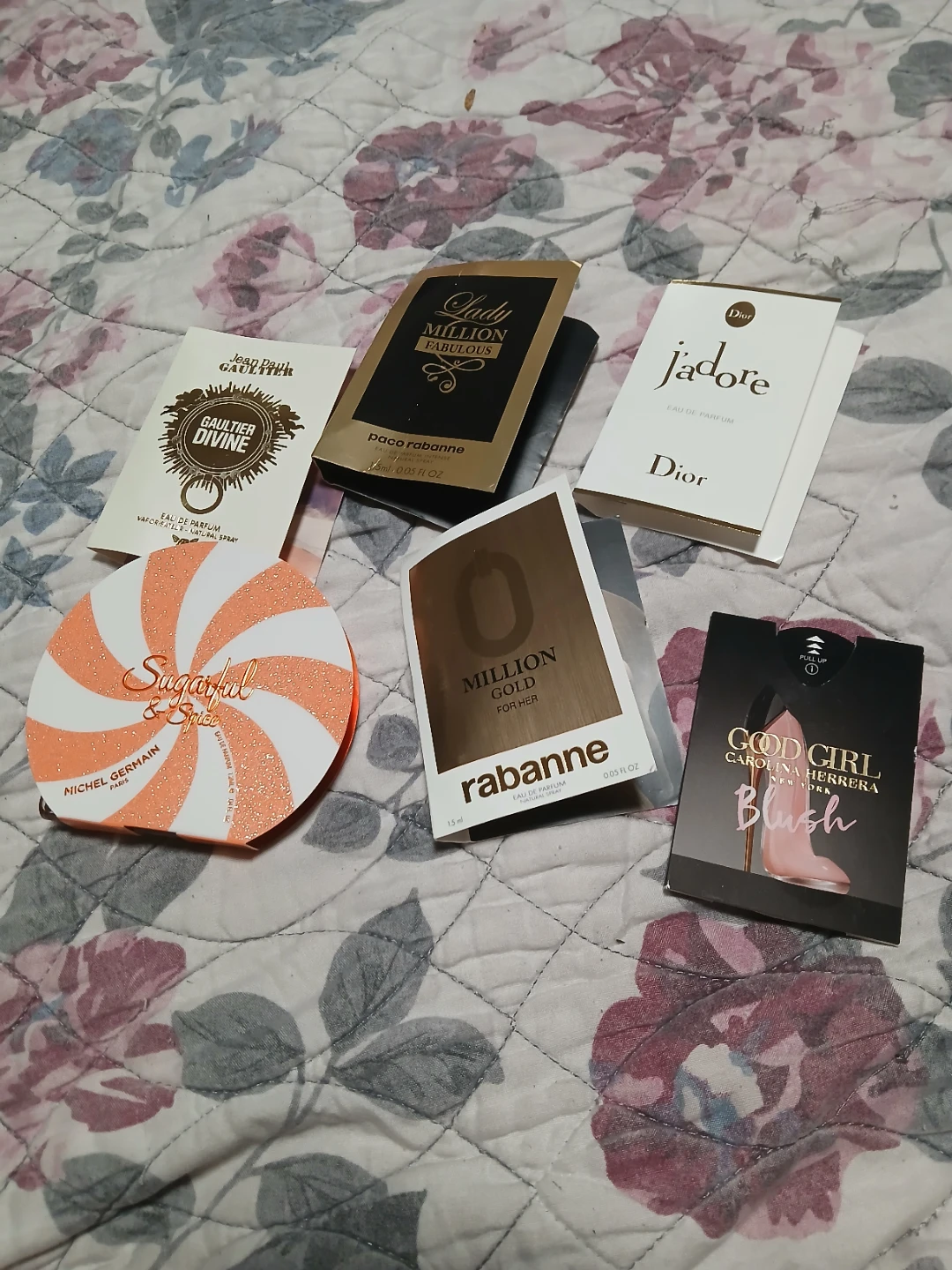 Assorted Designer Perfume Sample Vials 6 all $10