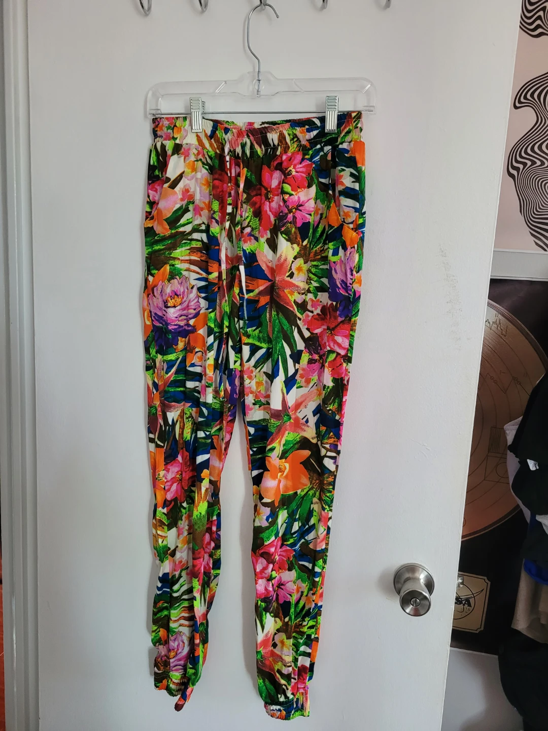 Floral Print Jogger Pants