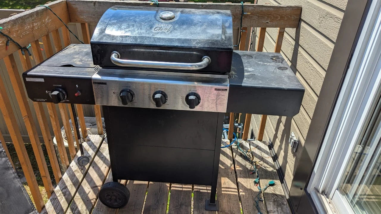 Master Chef 3-Burner Propane Grill with Side Burner - photo 4