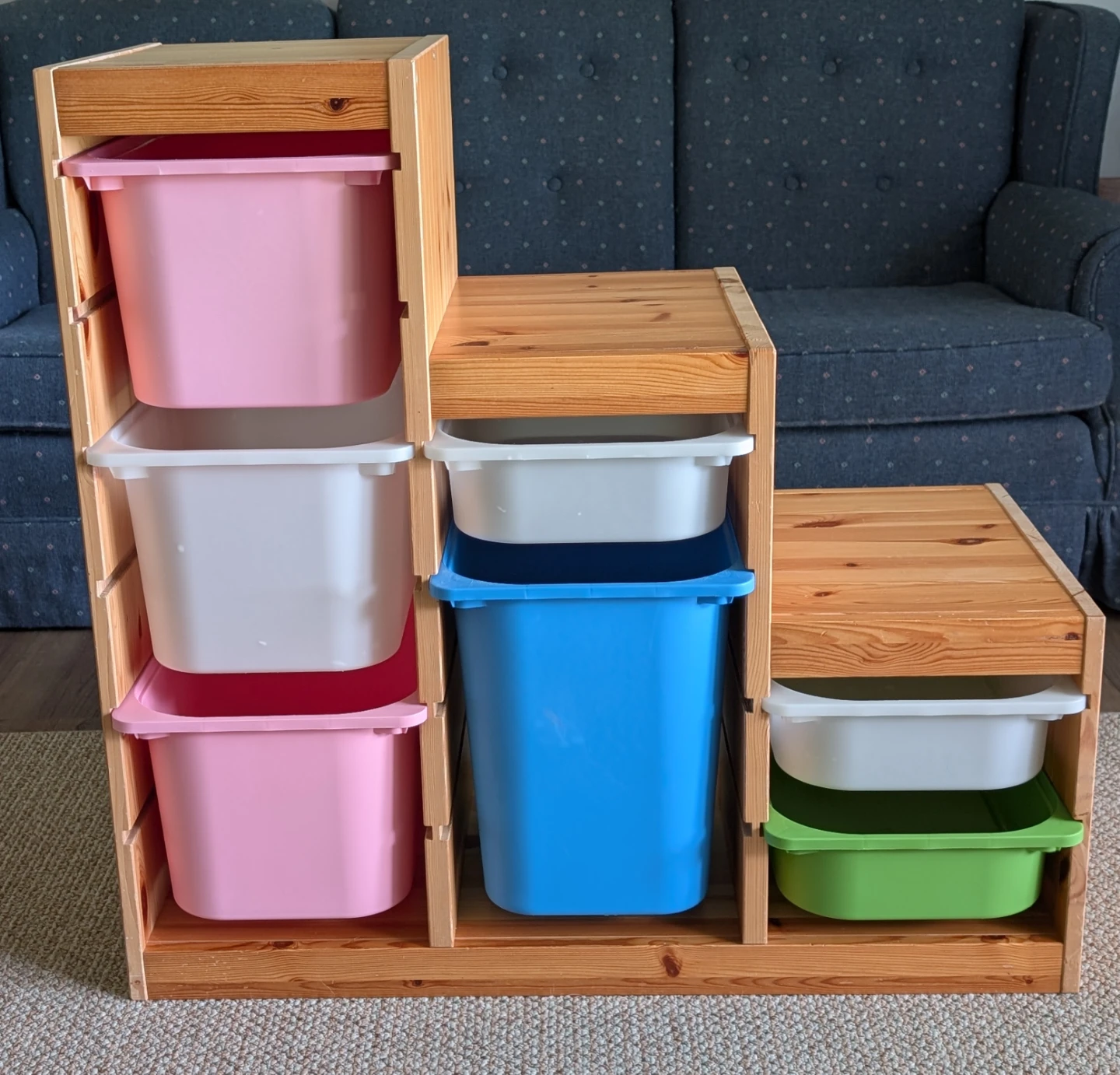 IKEA TROFAST Toy Storage Unit with Bins