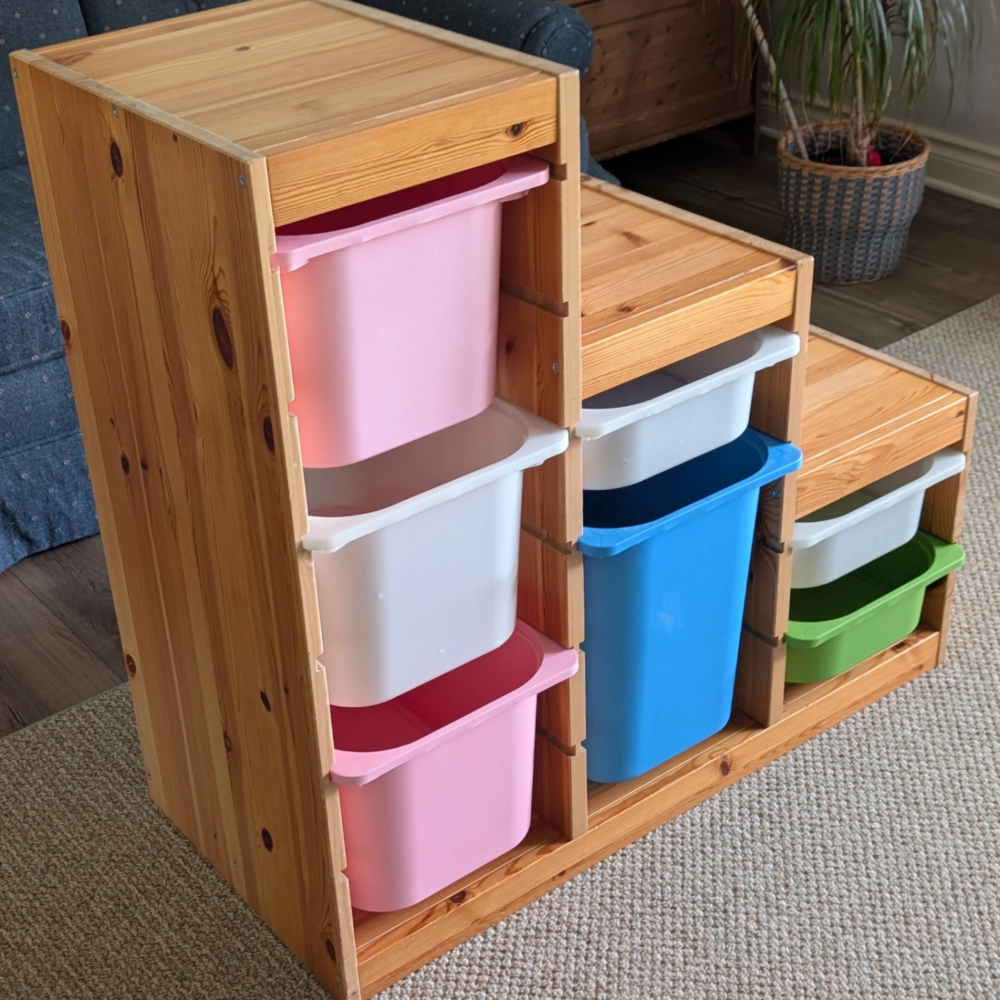IKEA TROFAST Toy Storage Unit with Bins - photo 3