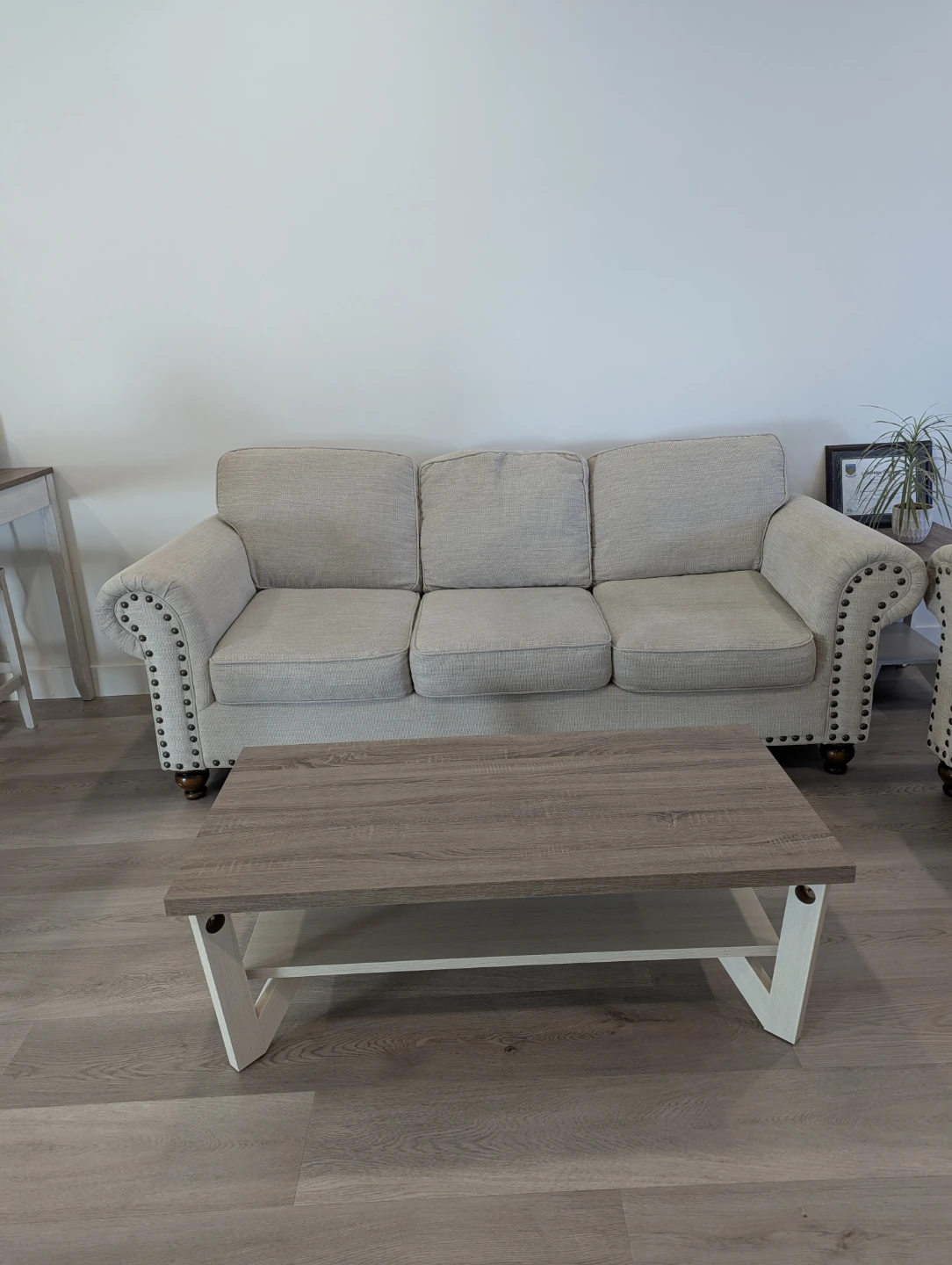 Sofa and loveseat