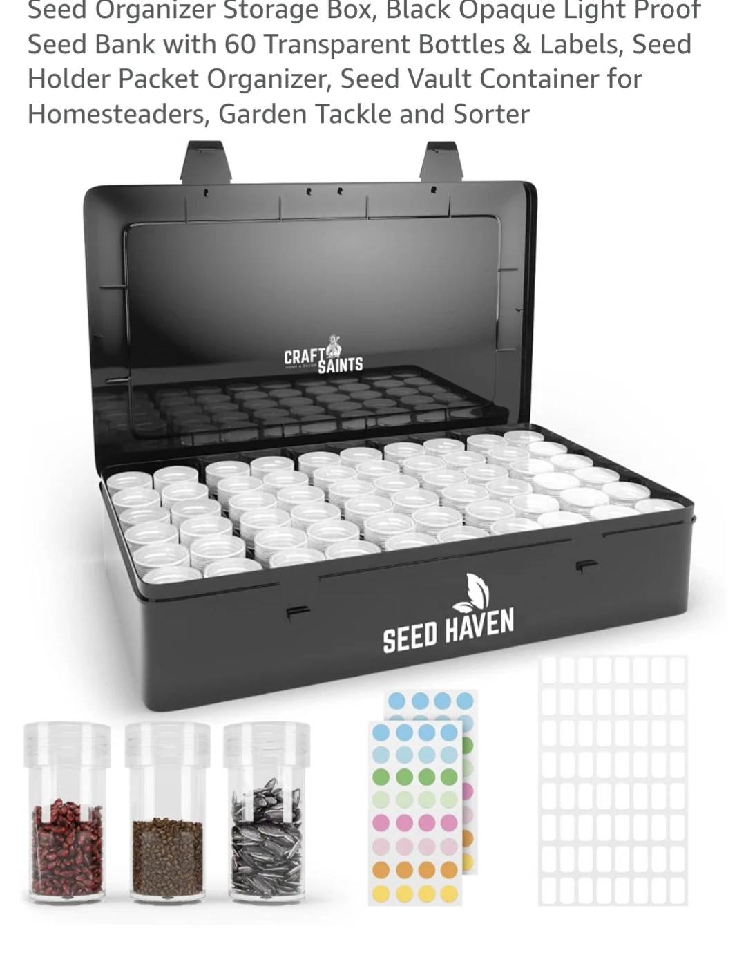 Seed organizer.