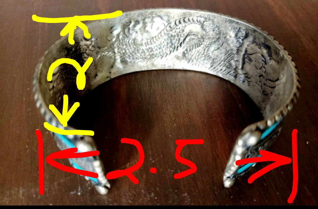 Tibetan Mosaic Om Cuff Bracelet - photo 5