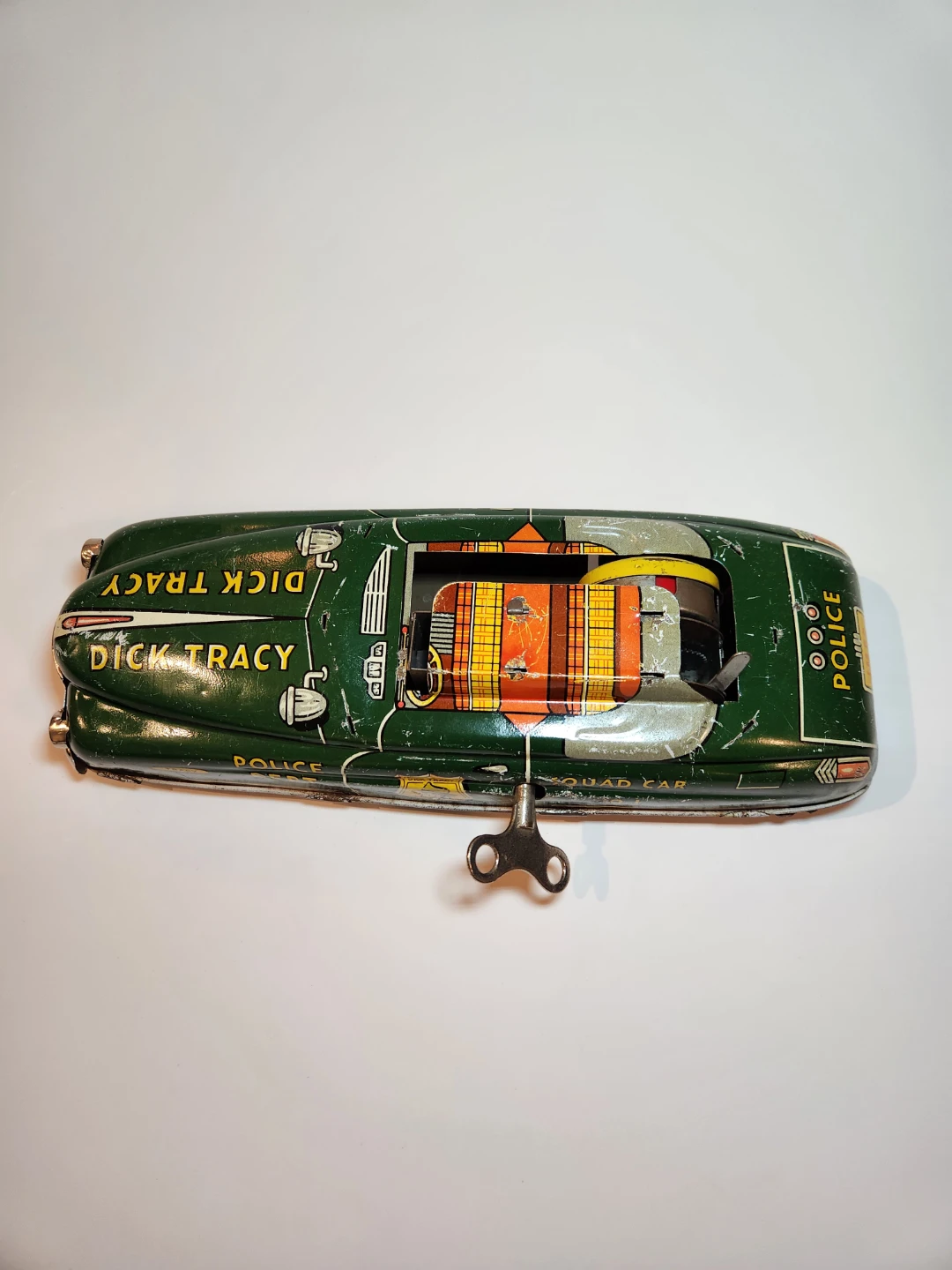 Vintage 1949 Marx Dick Tracy Police Squad Car (Working Wind-up) - photo 3