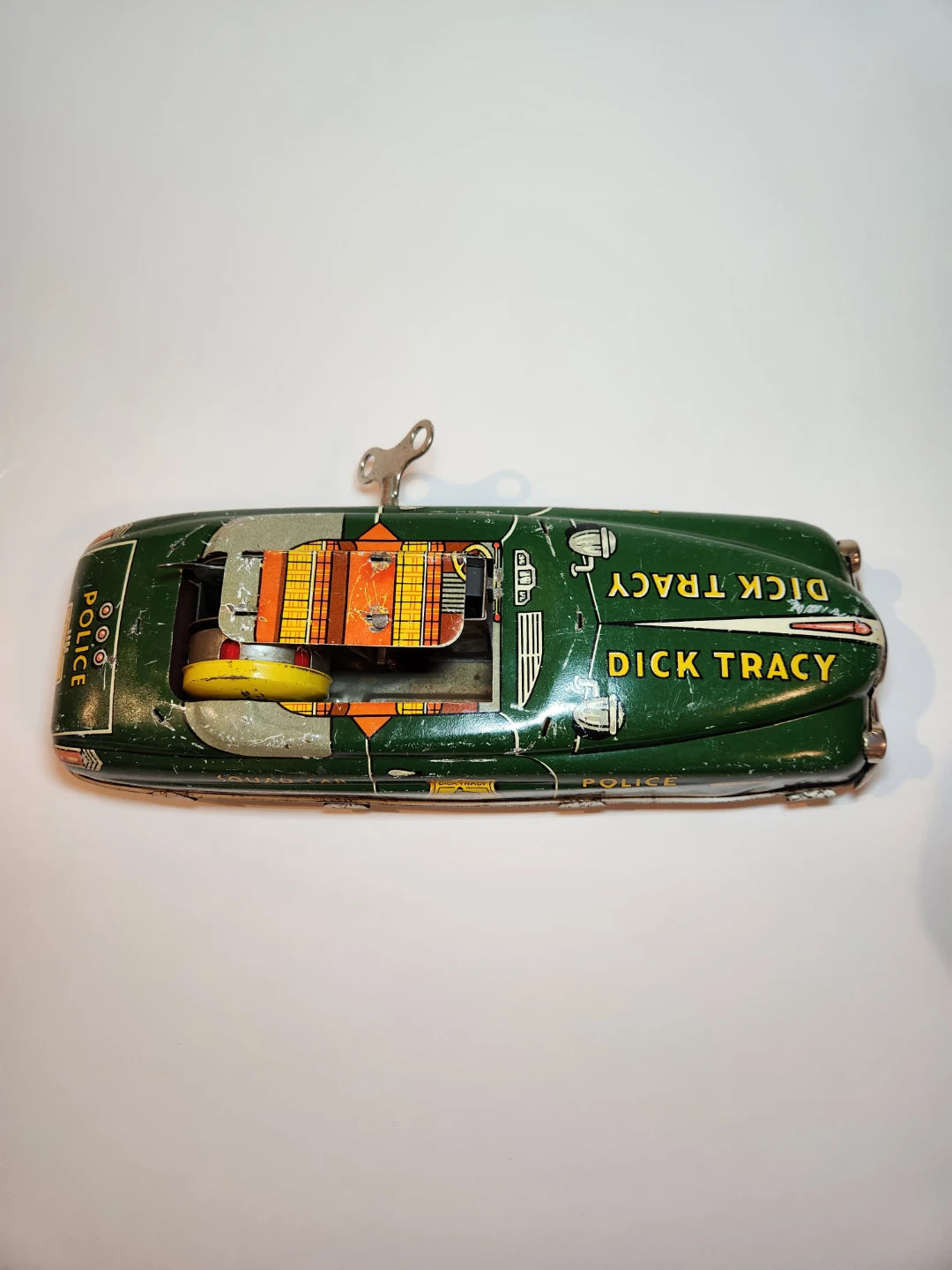 Vintage 1949 Marx Dick Tracy Police Squad Car (Working Wind-up) - photo 5