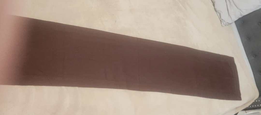 Brown table runner