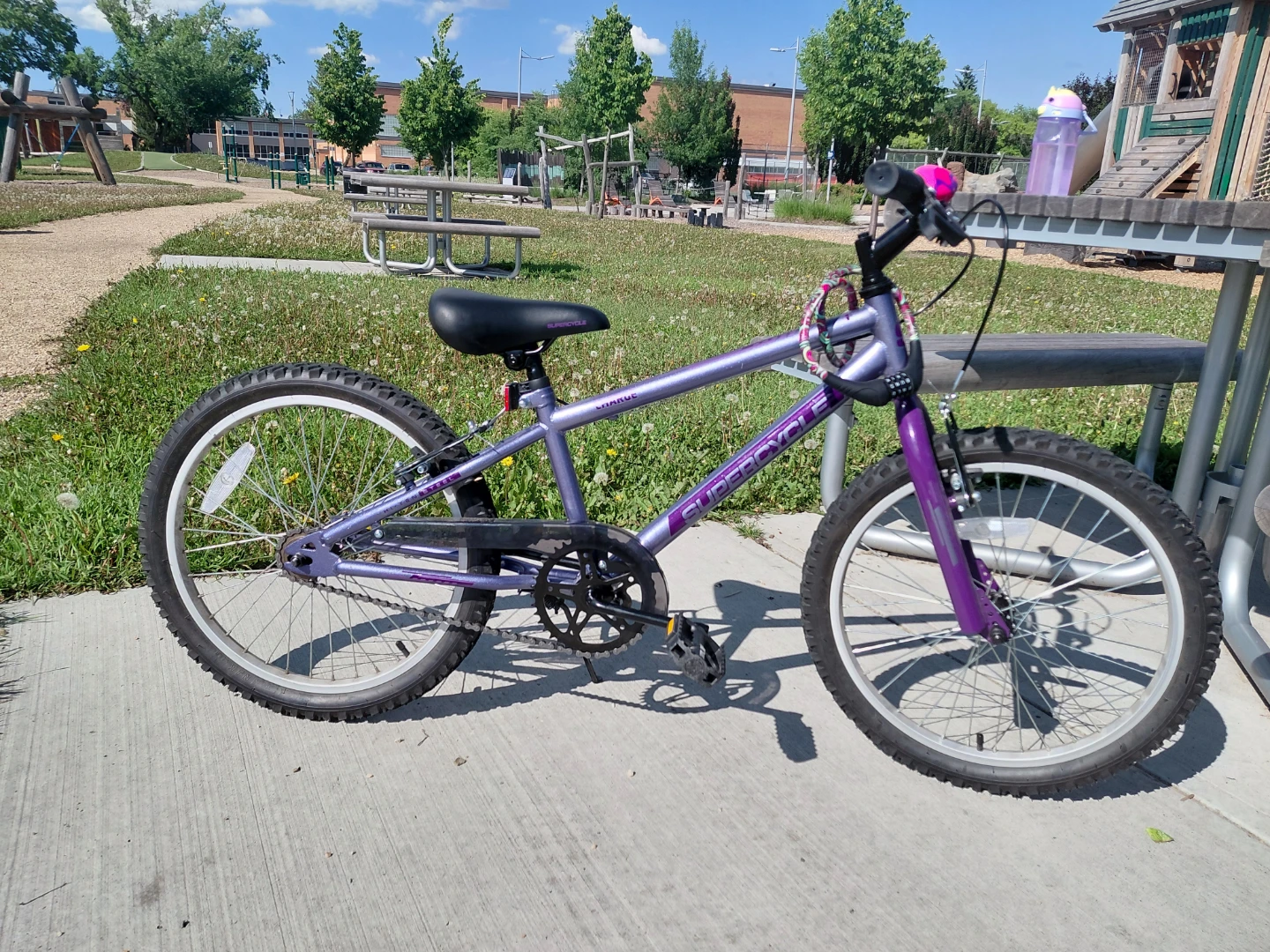 Purple Supercycle Kids Bicycle
