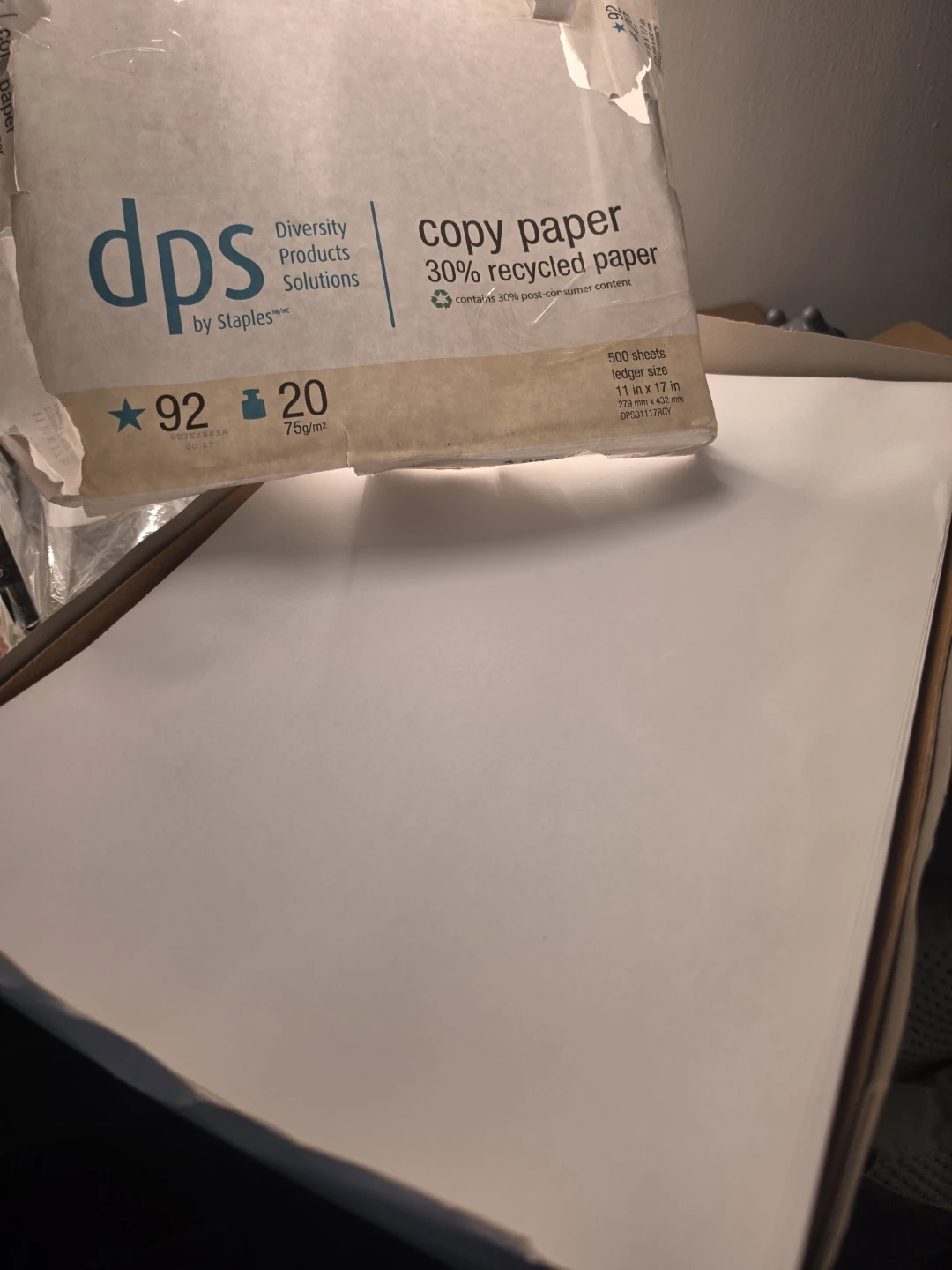 Staples DPS Copy Paper - 11" x 17"