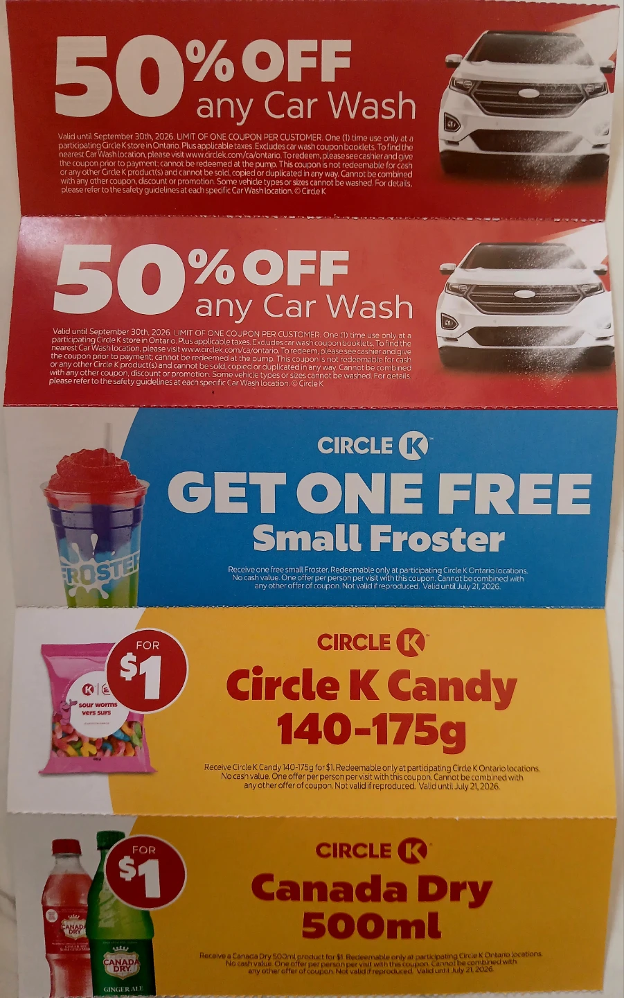 FREE Car Wash & Other Coupons