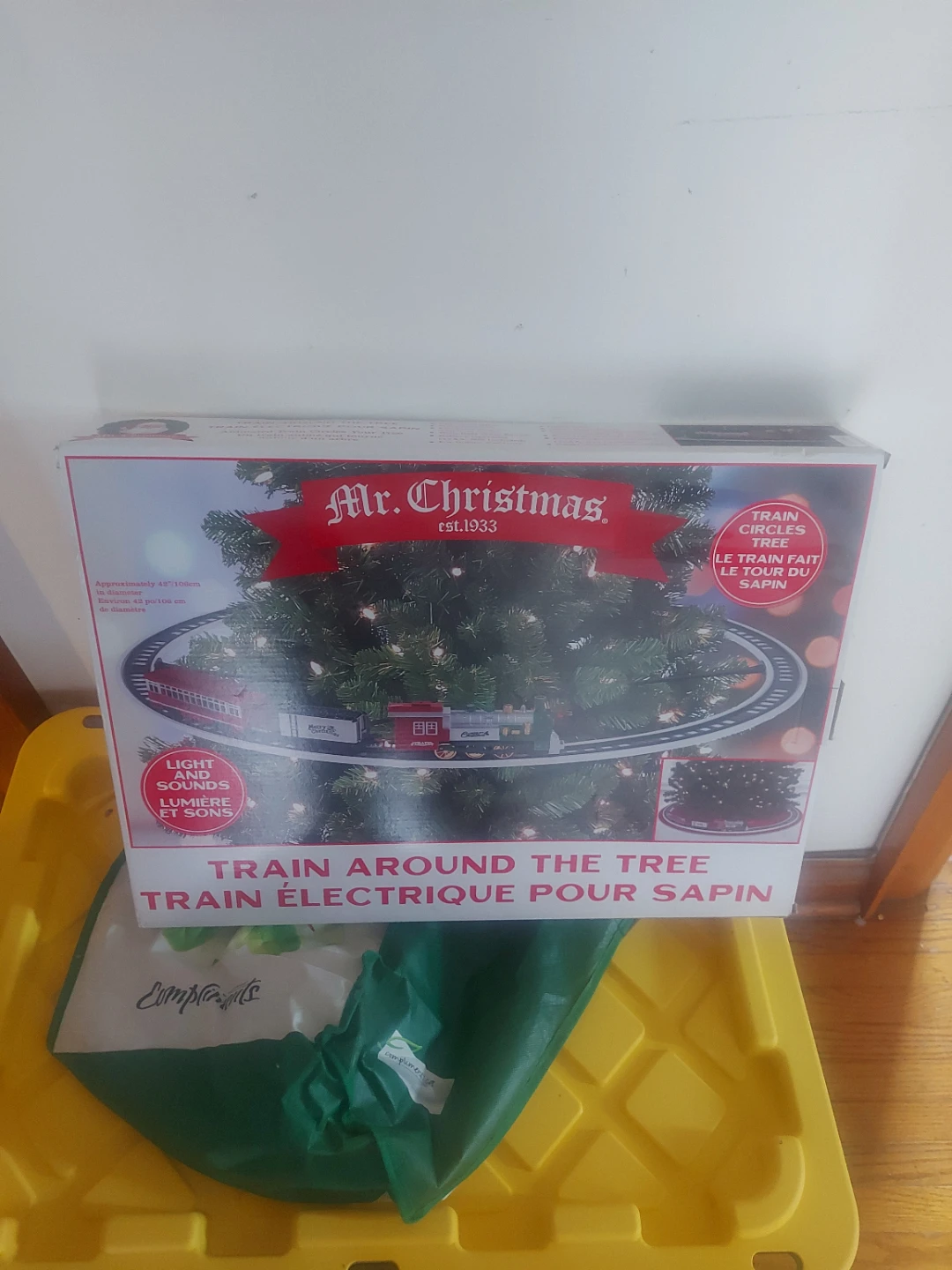Mr. Christmas Train Around the Tree Electric Train Set